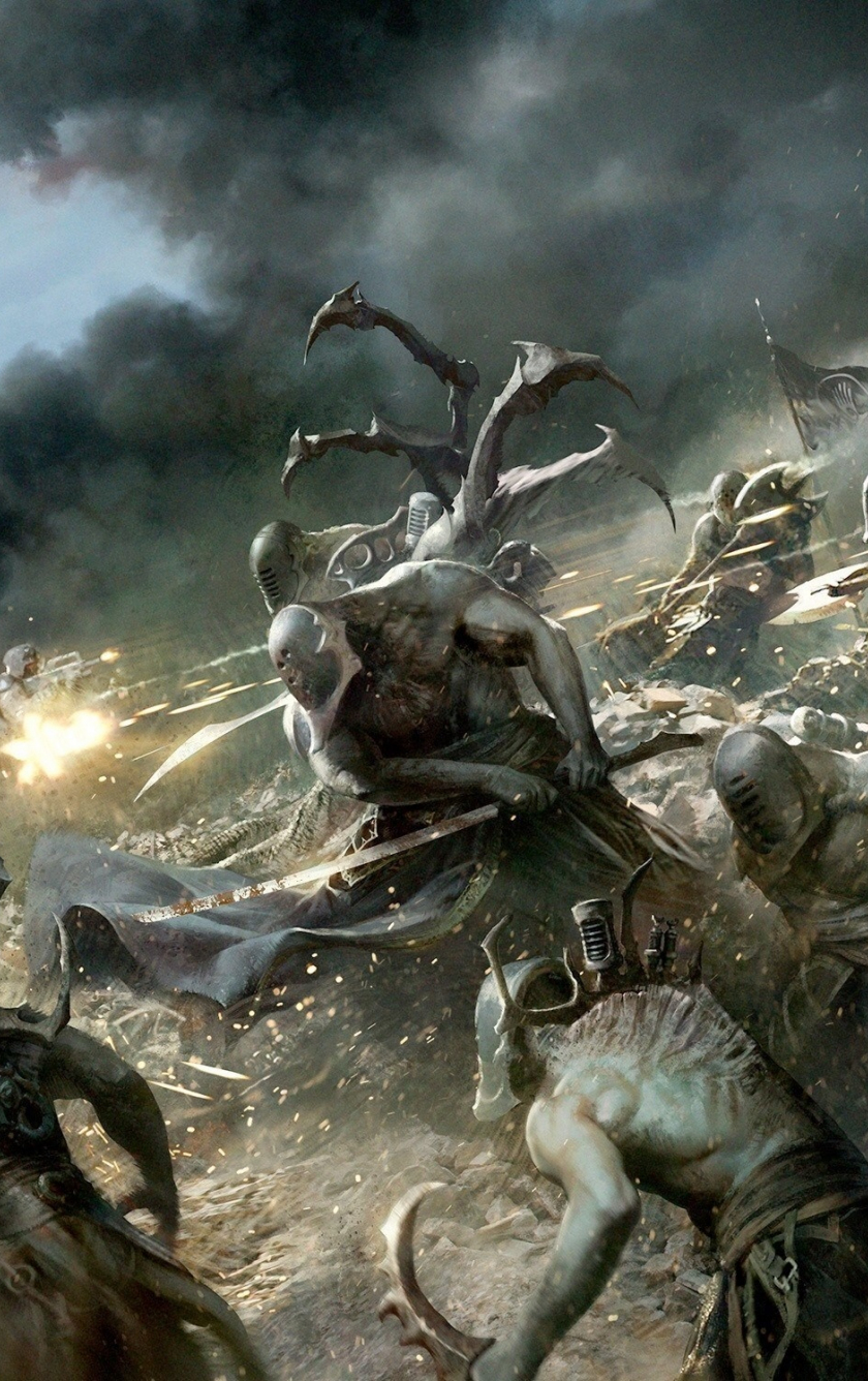 Download wallpaper 840x1336 warhammer