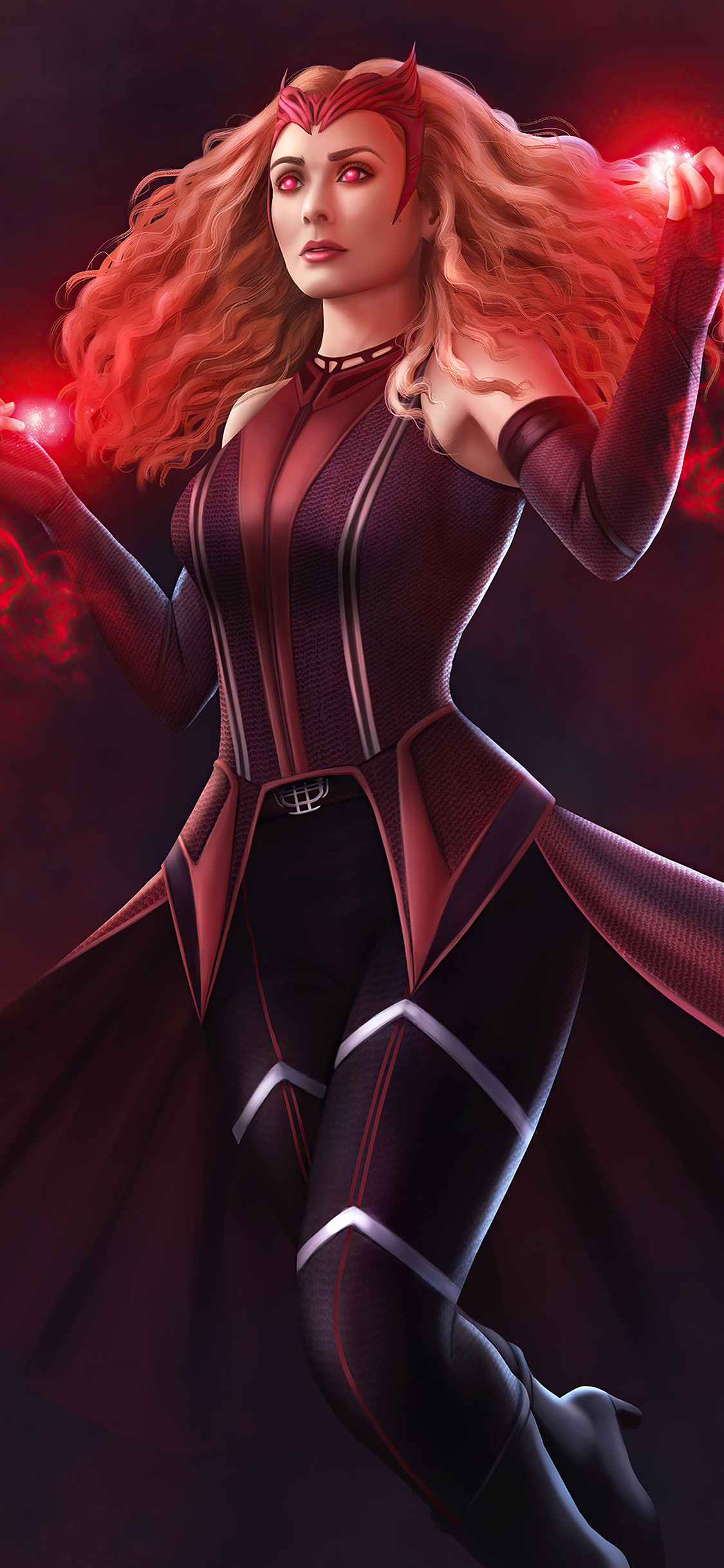 Scarlet Witch Magic Girl 4k