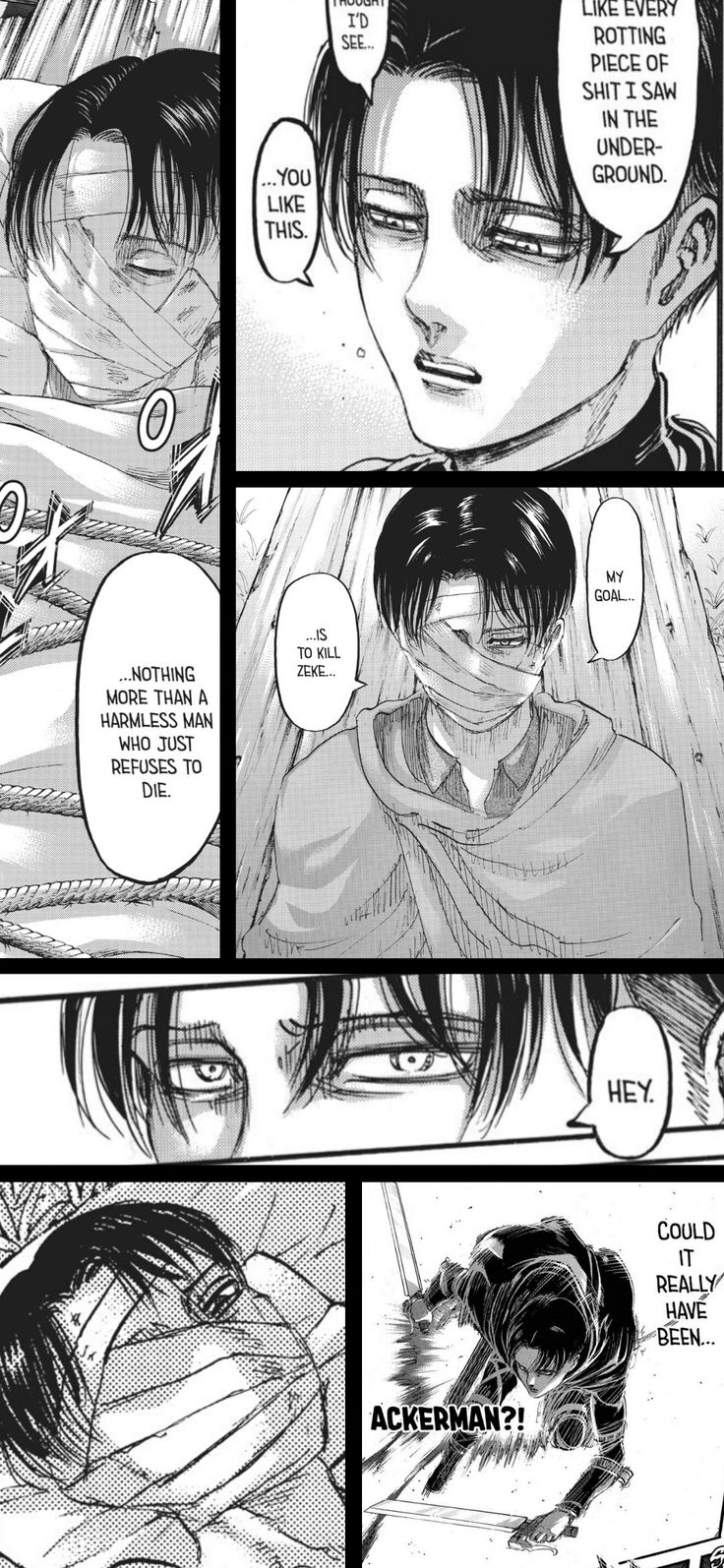 on titan levi, Manga covers