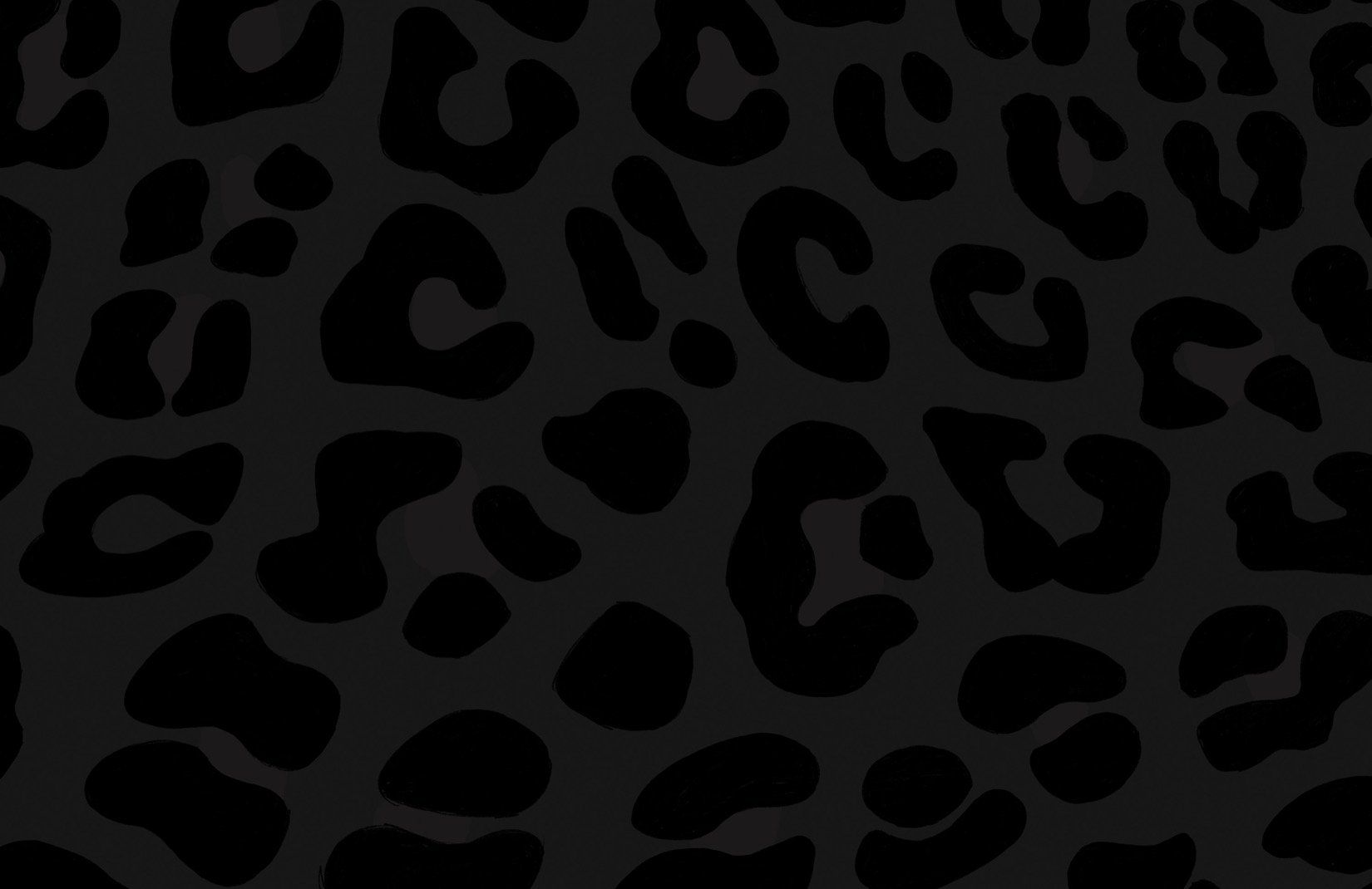 Black Leopard Print Wallpaper Mural