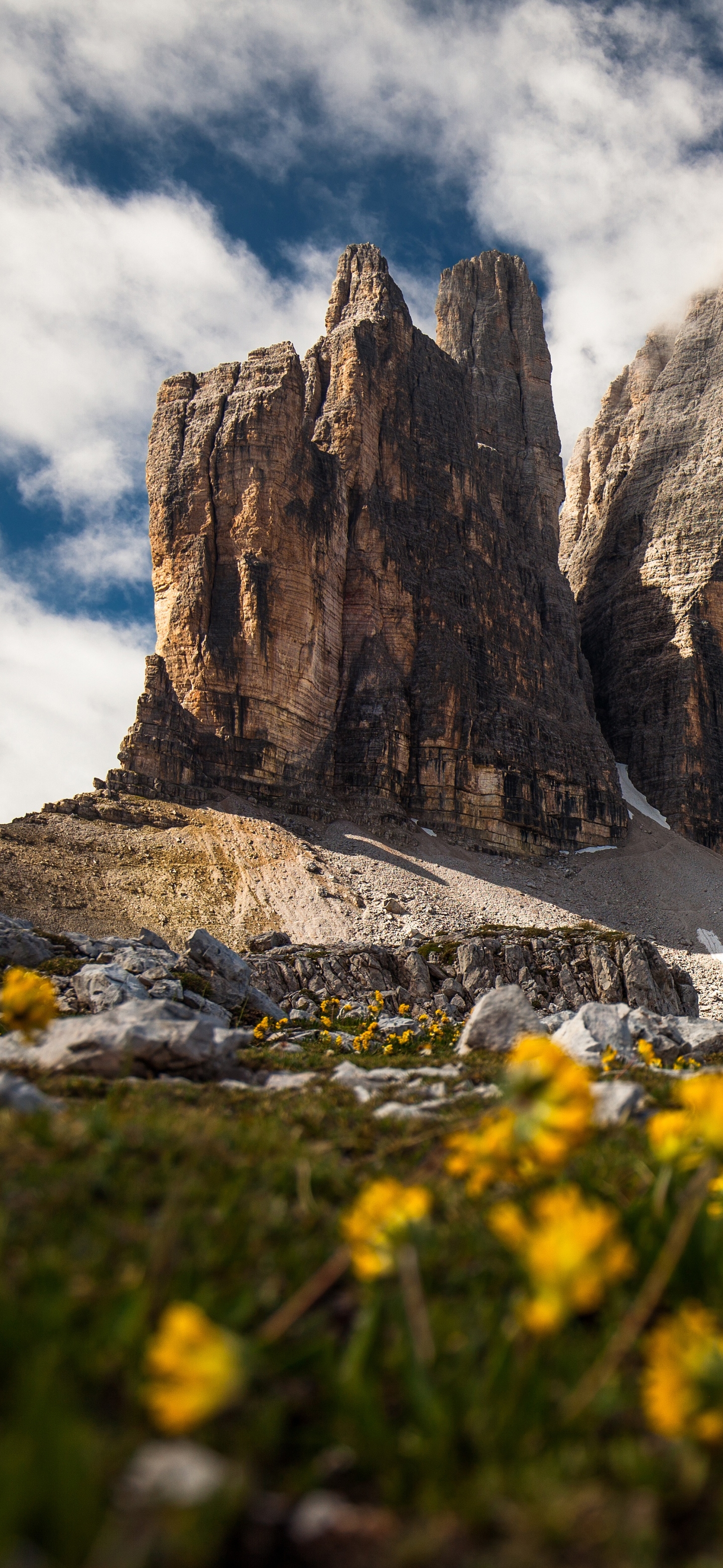 Cliff Dolomites Alps Nature Tre Cime