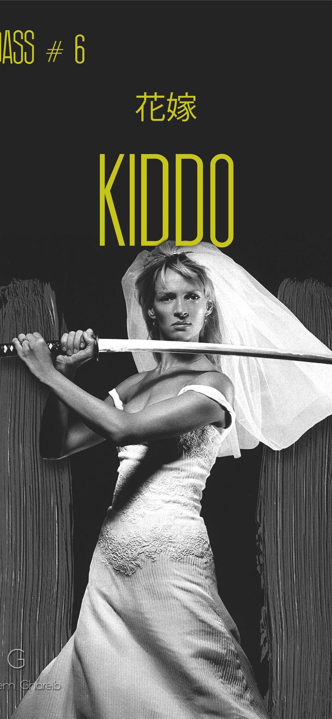 Badass 6 The Bride Beatrix Kiddo Uma