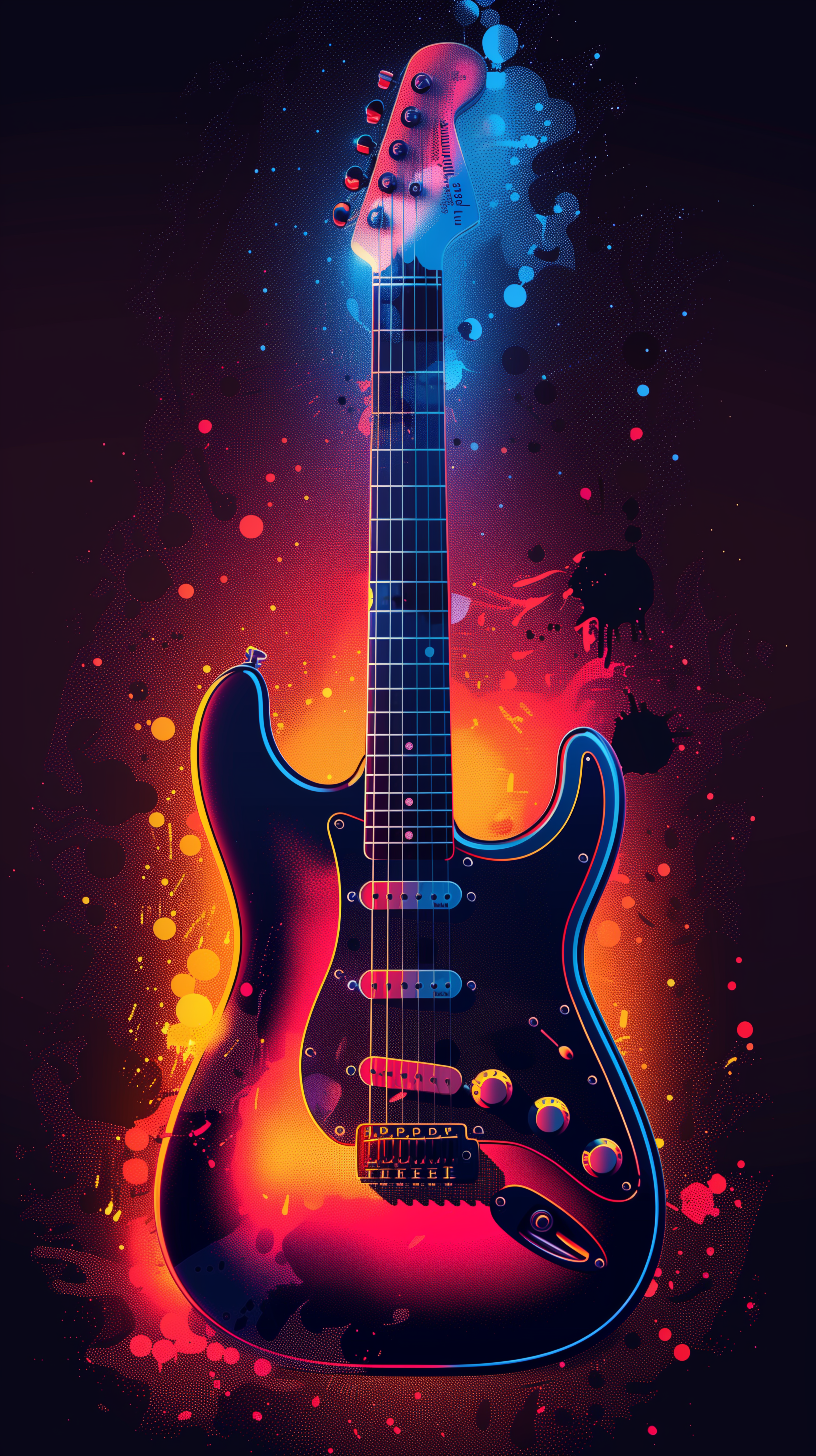 Electric Guitar Phone Wallpaper