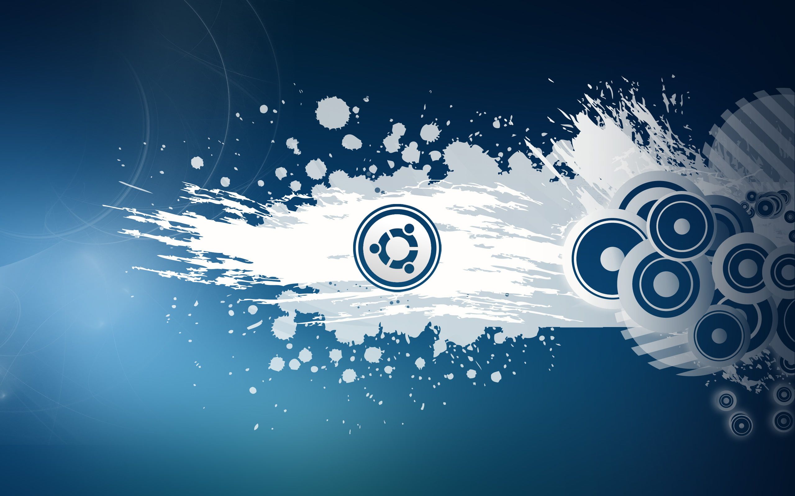 white and blue wallpaper #Linux #GNU