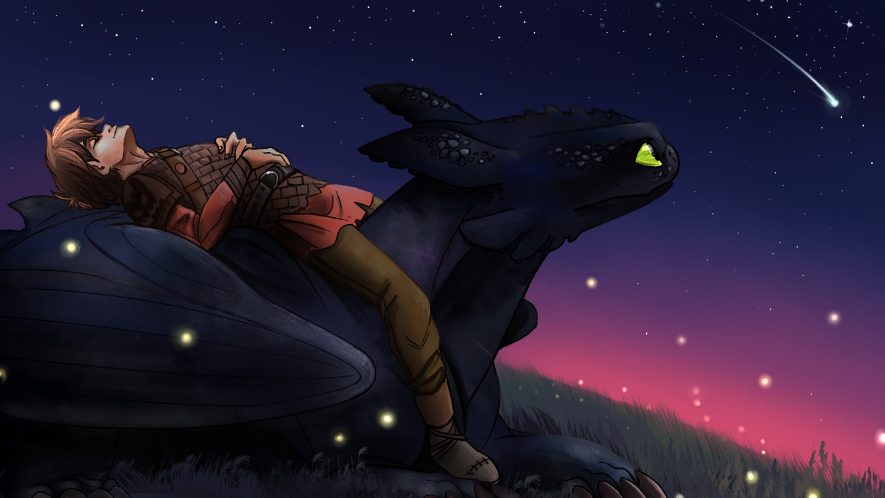 HTTYD: Summer Nights and Lovely Sights Wallpaper by CharlieMcarthy - Fur Affinity [dot] net
