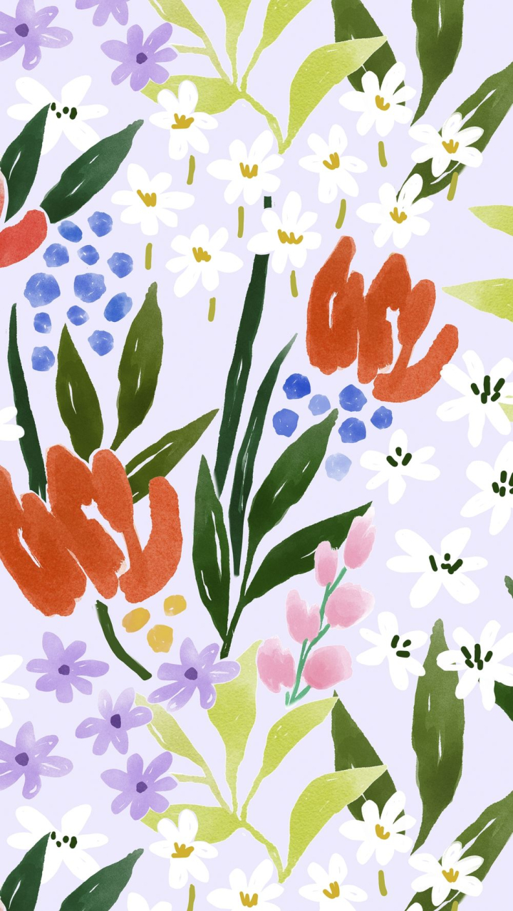 Free: Summer flowers mobile wallpaper