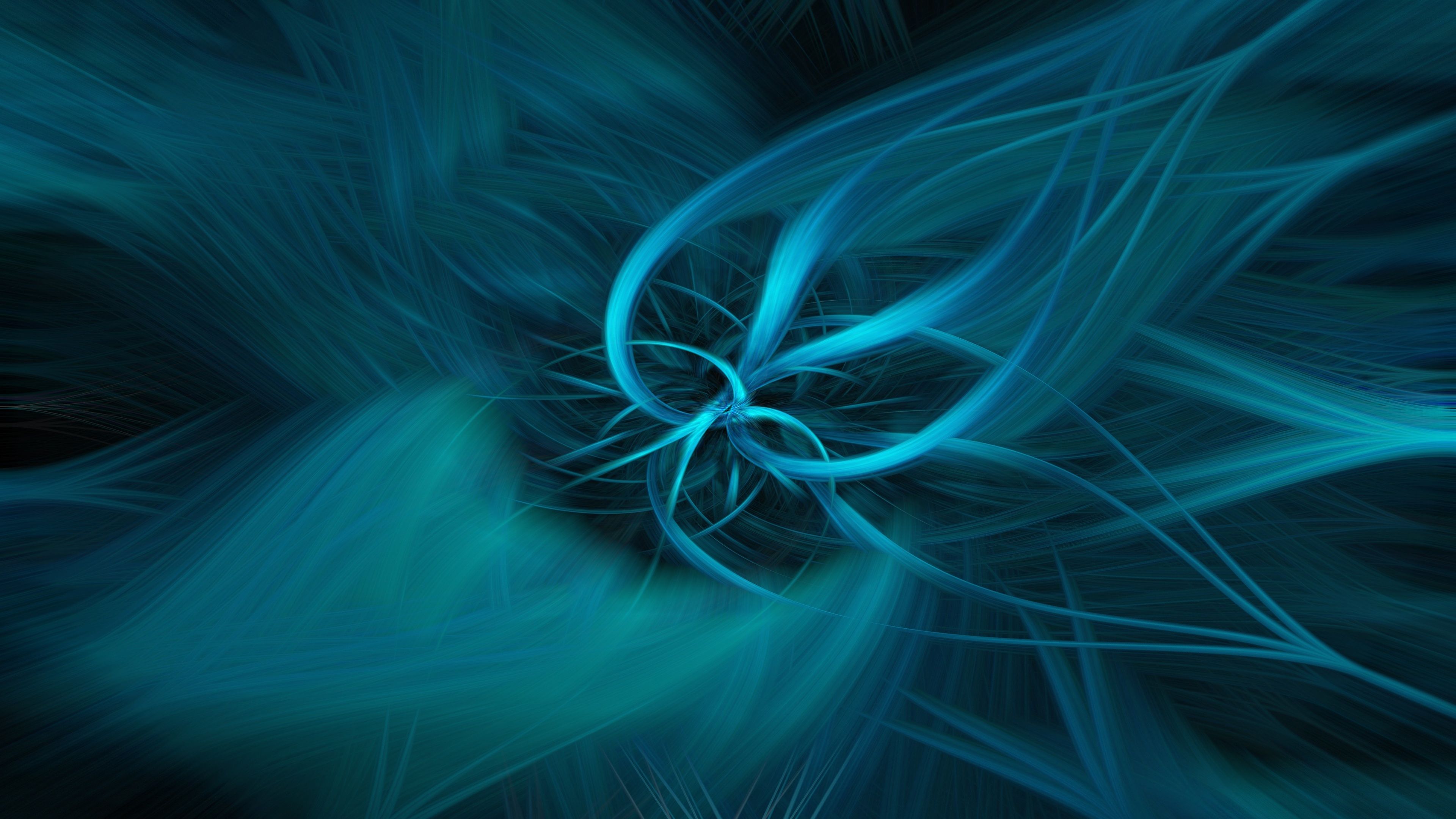 Abstract Artistic Pattern Turquoise