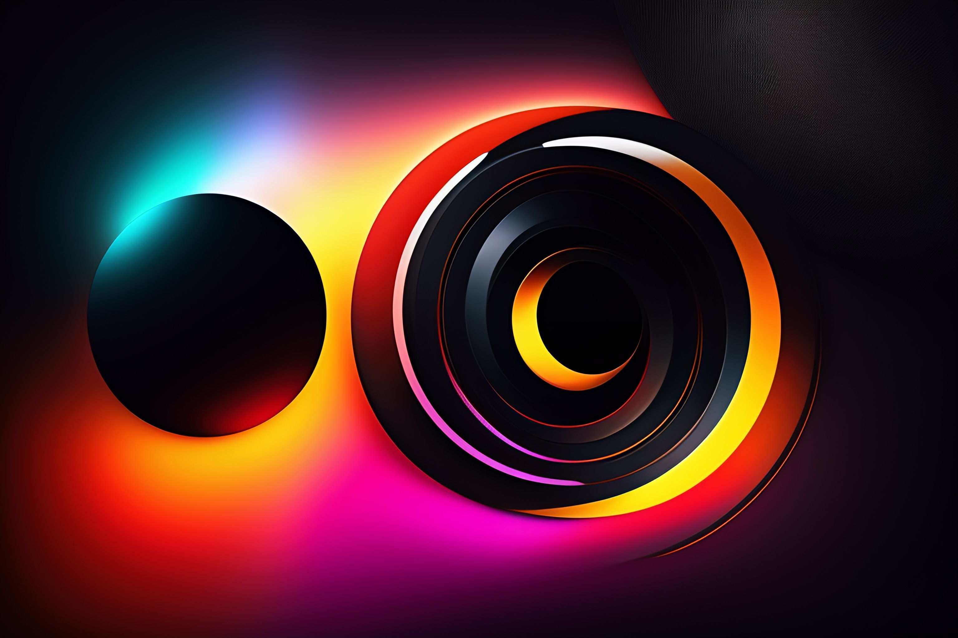 Dark black wallpaper Geometric Abstract