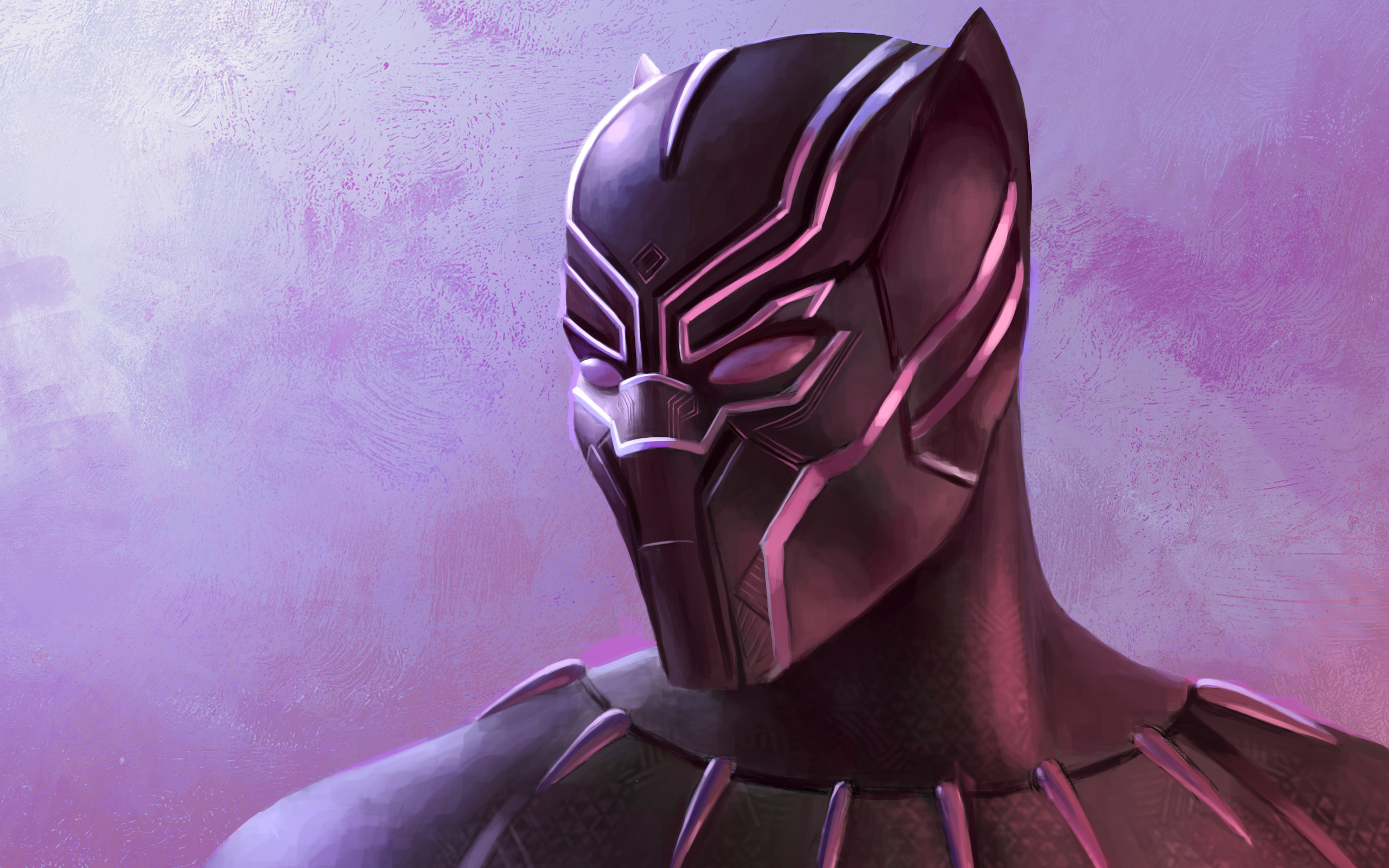 Black Panther Neon 4k