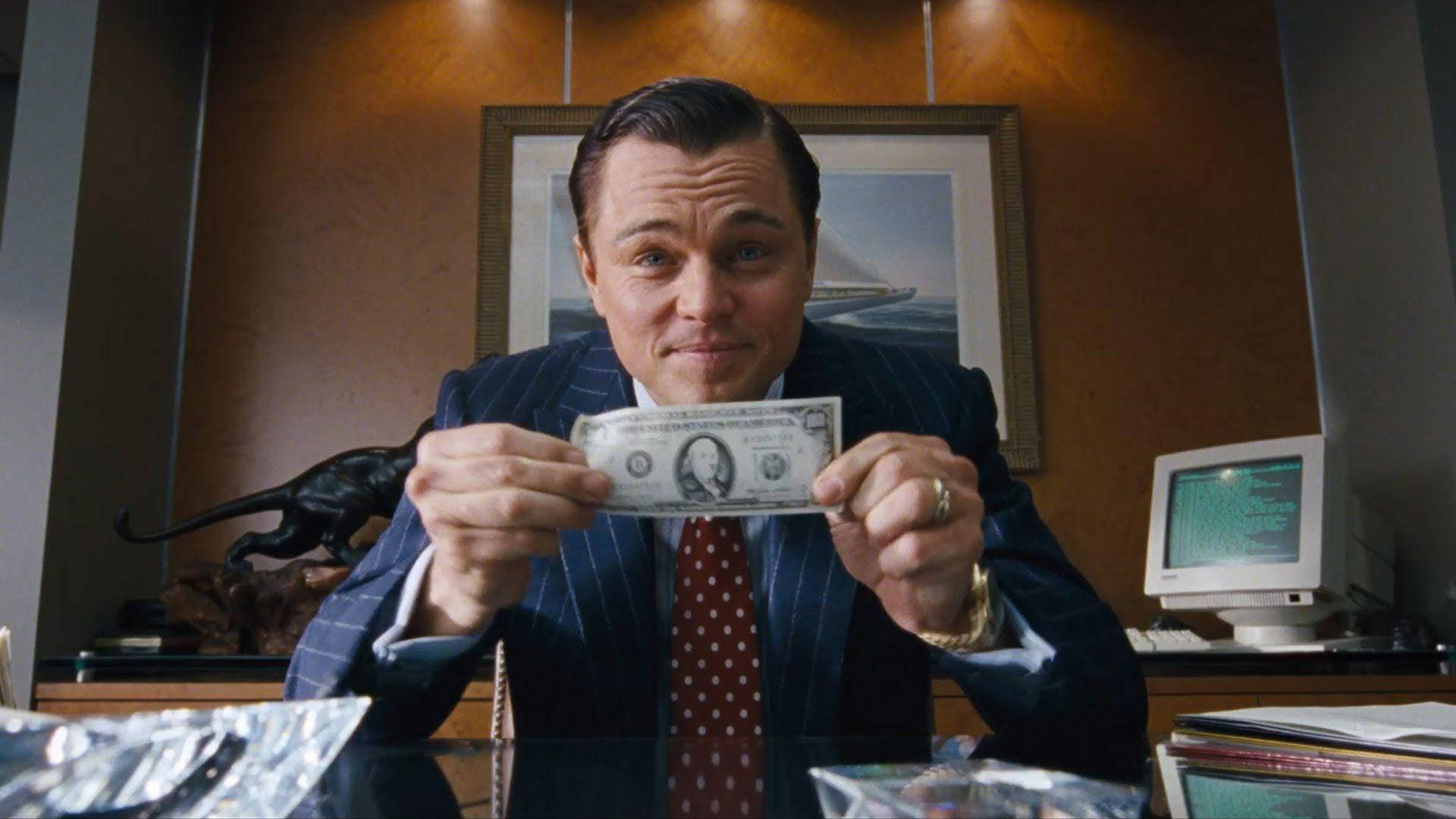 Download Wolf Of Wall Street Dollar Bill Wallpaper