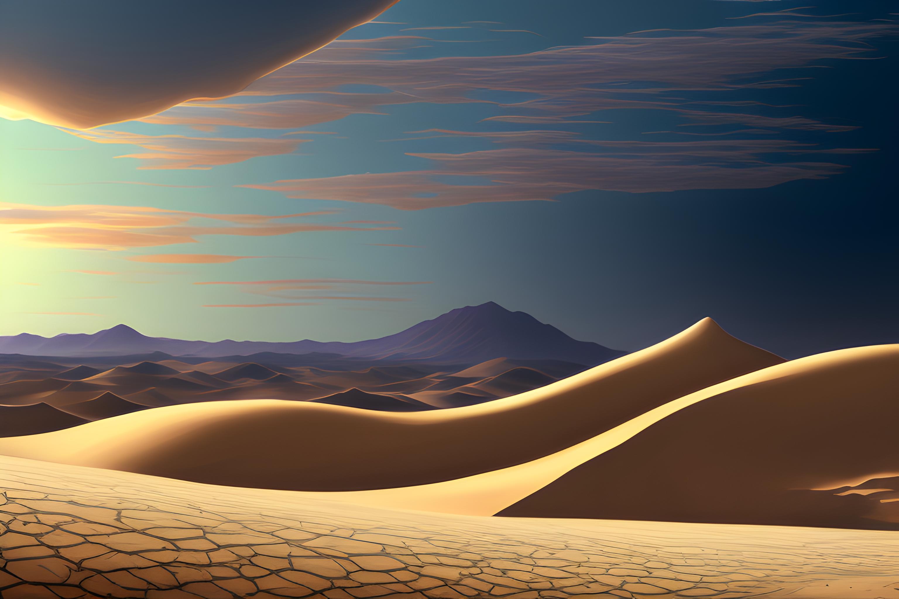 Dry climate desert landscape background