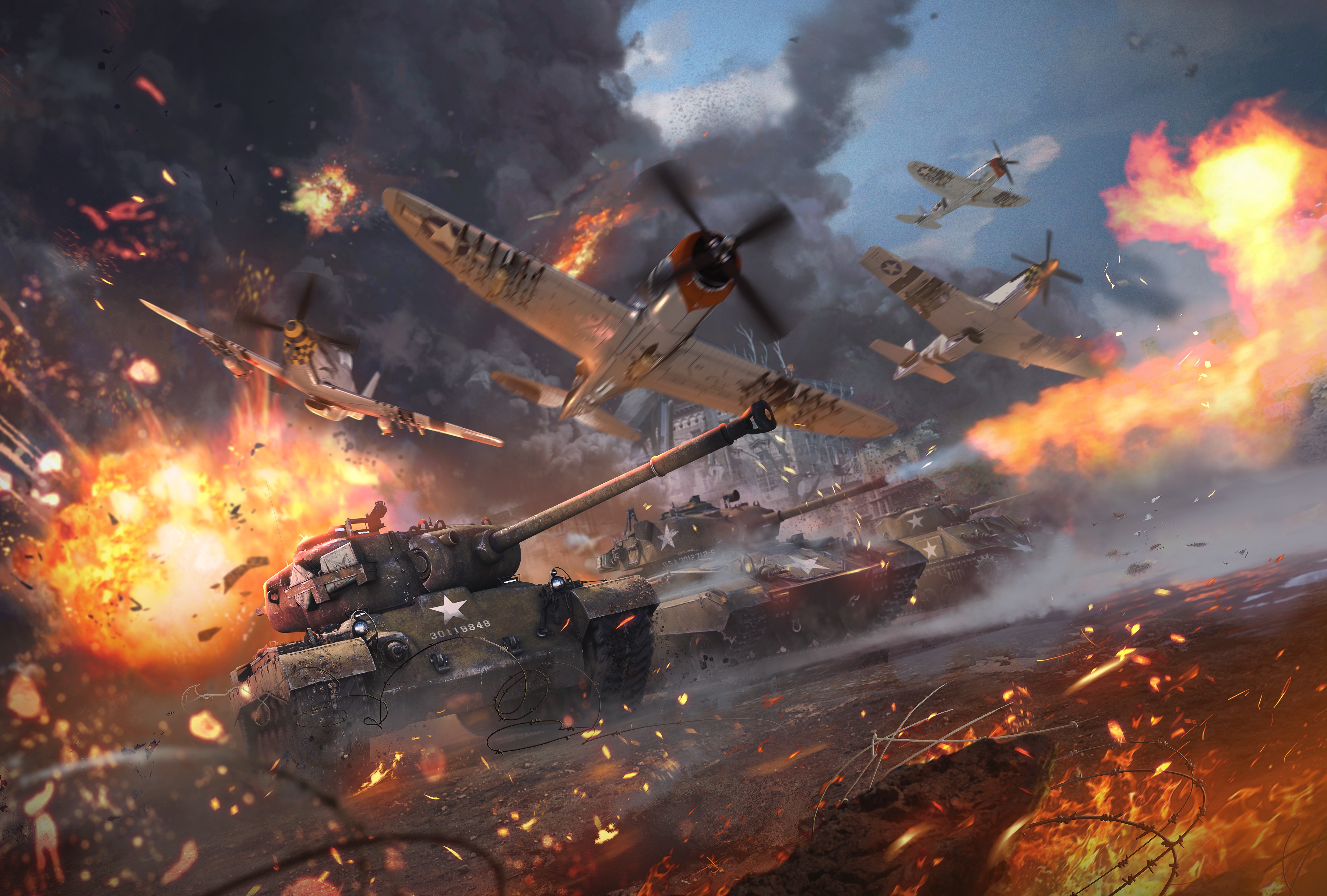 War Thunder Video Game 4k Wallpaper, HD