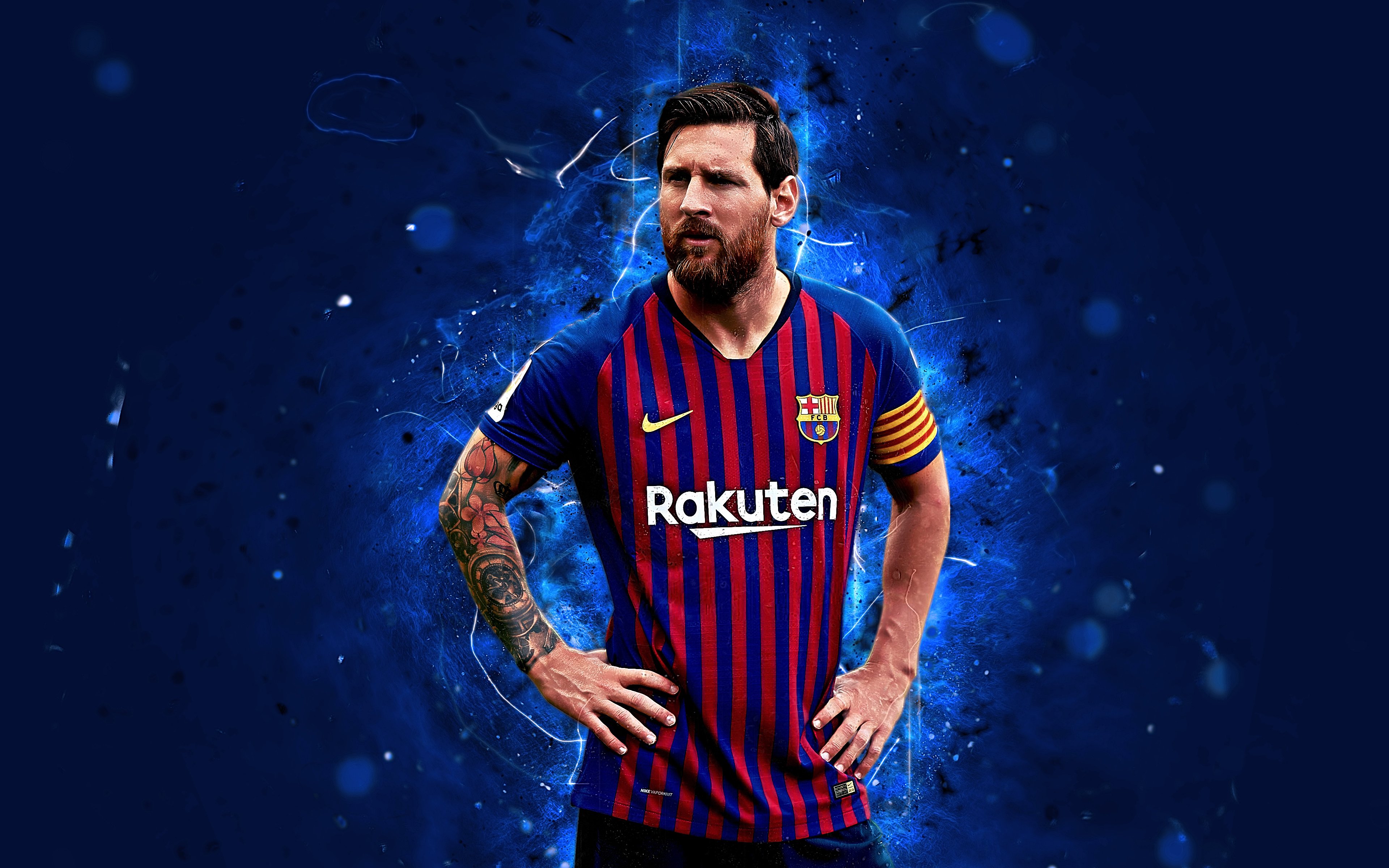 Lionel Messi Barcelona Wallpaper 4k HD