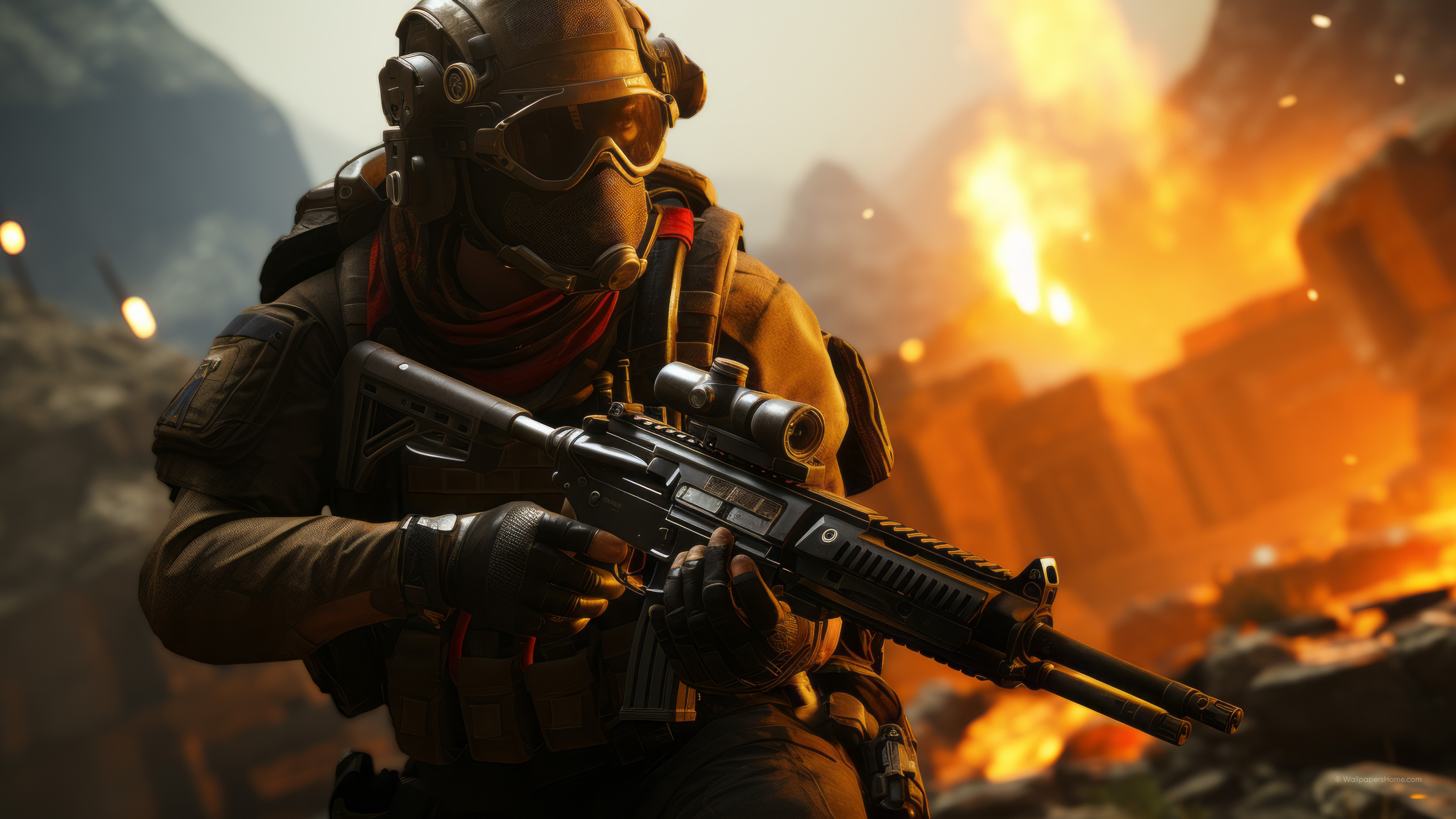 Wallpaper Call of Duty Modern Warfare 3