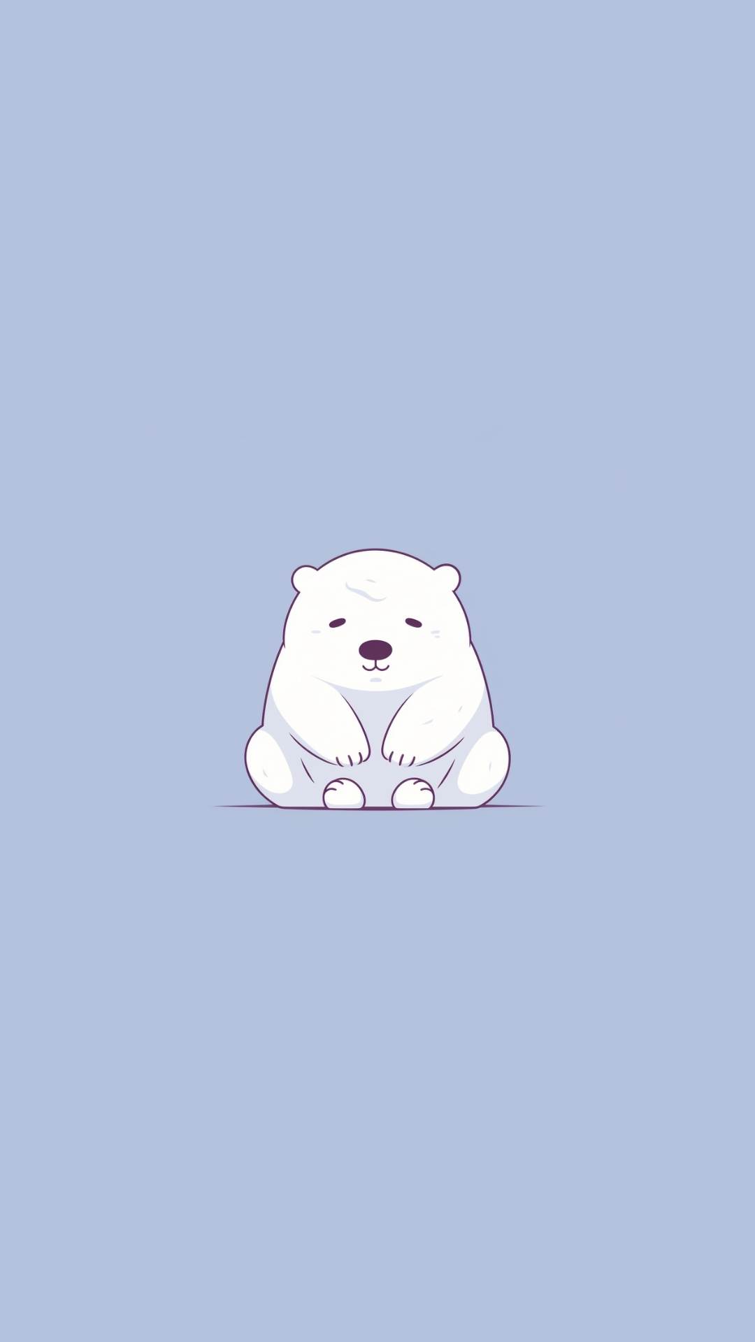 Cute Polar Bear Phone Wallpaper
