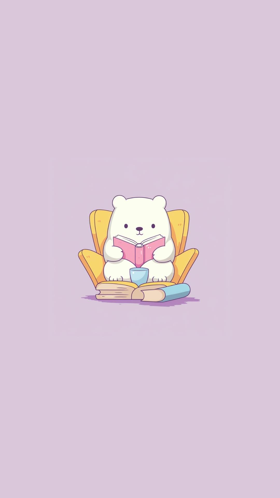 Cute Polar Bear Phone Wallpaper