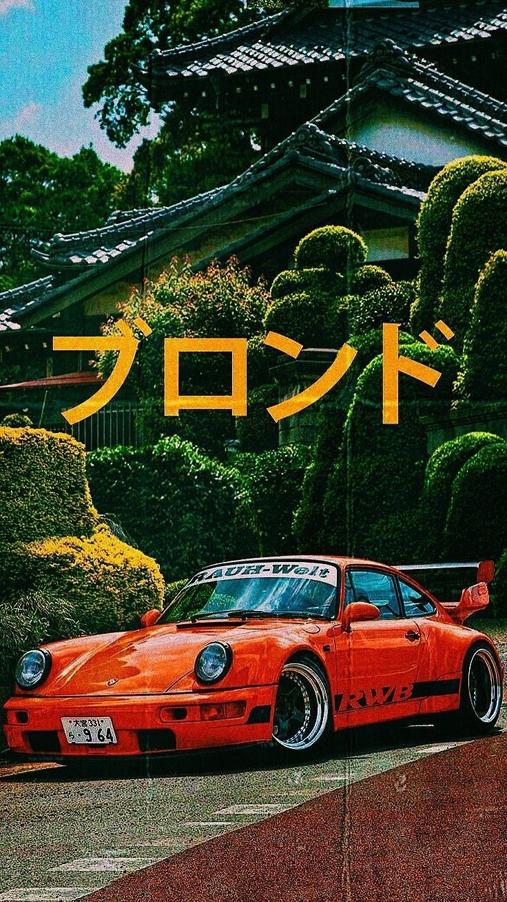 Porsche Sports Car in Japan