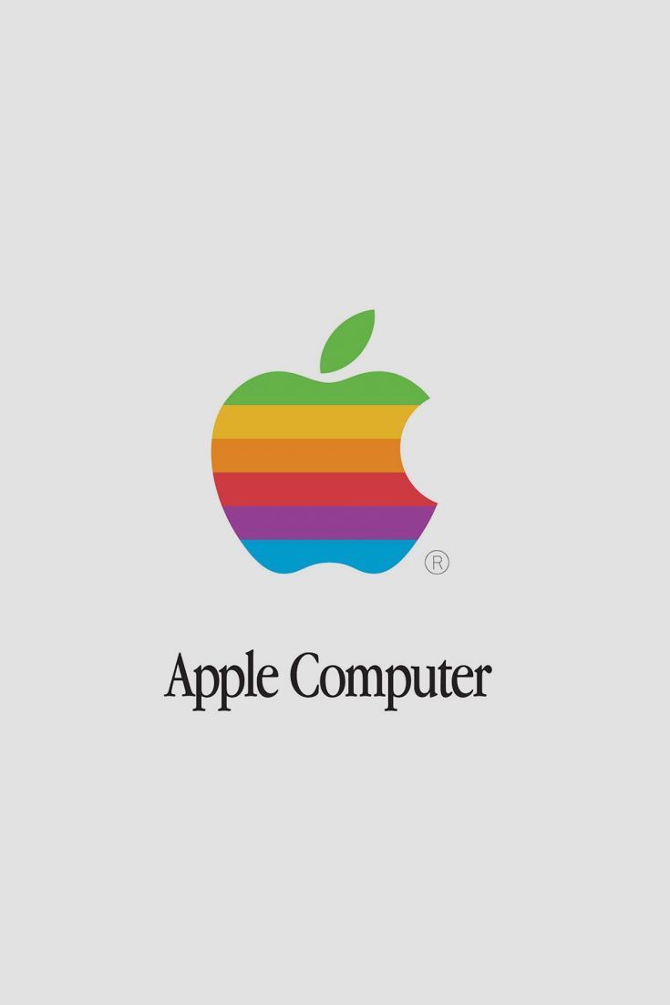 Retro Apple Computer Logo