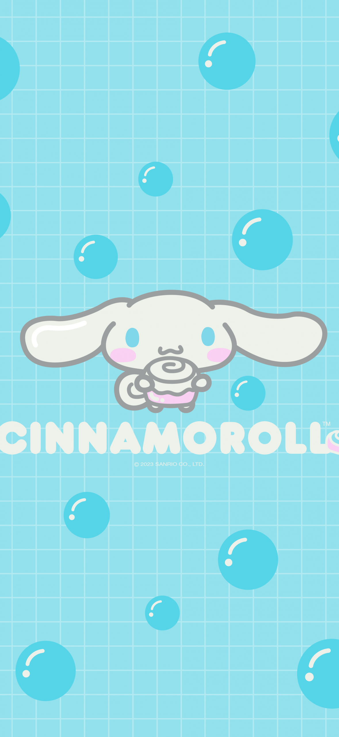 Cinnamoroll Wallpaper 4K, Pastel cyan