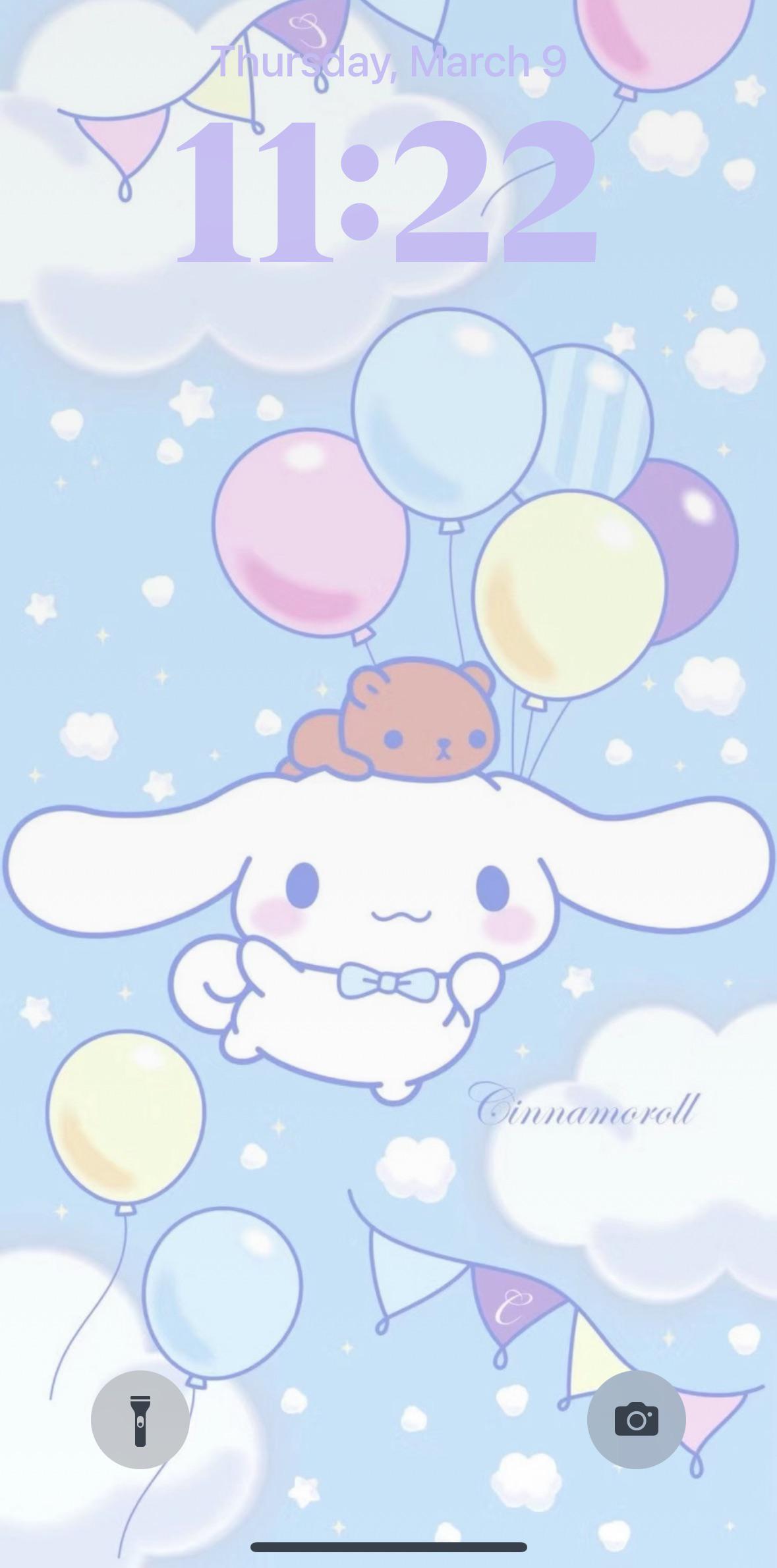 Cinnamoroll IPhone Theme