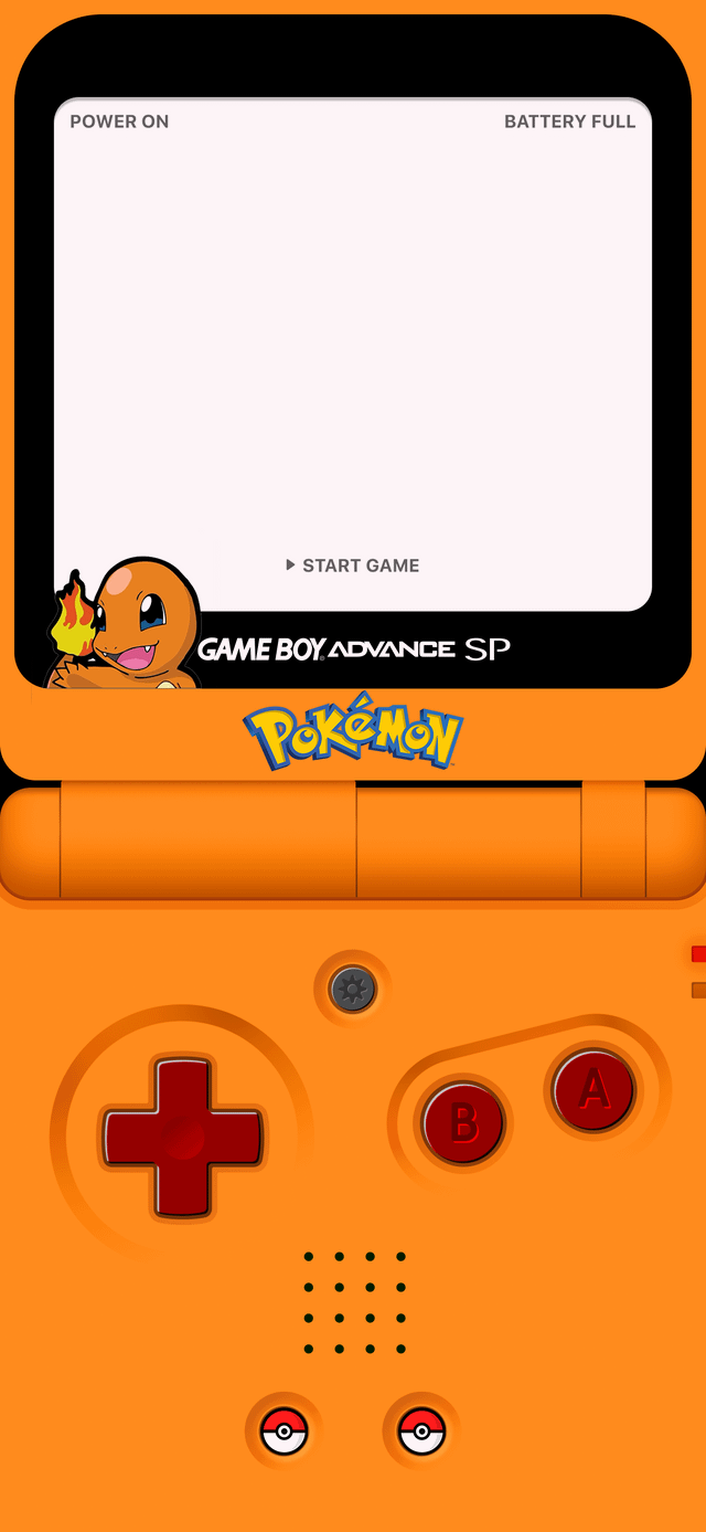 GBA SP Pokemon Background, r