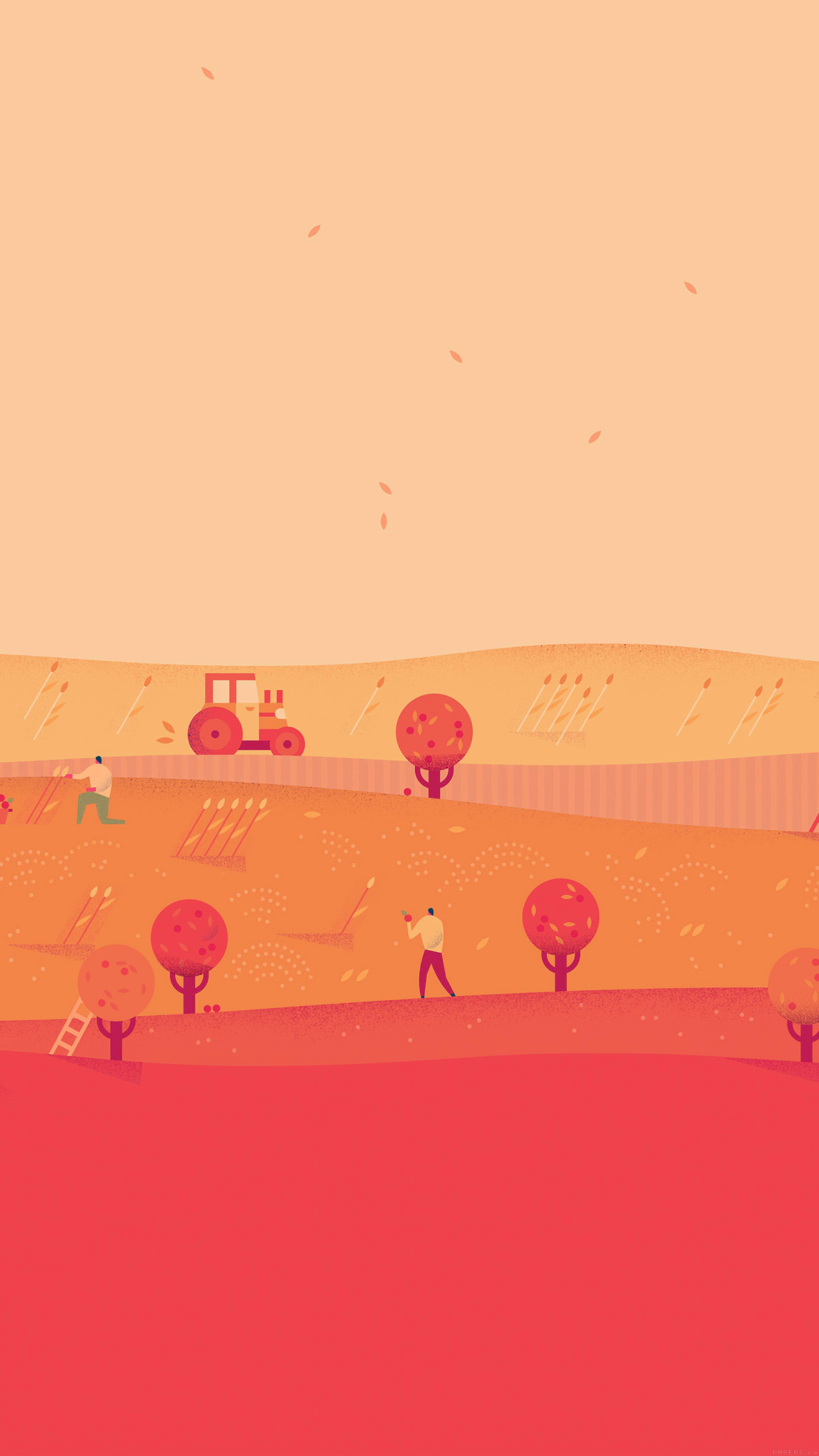 Google Lollipop October Red Illust Art