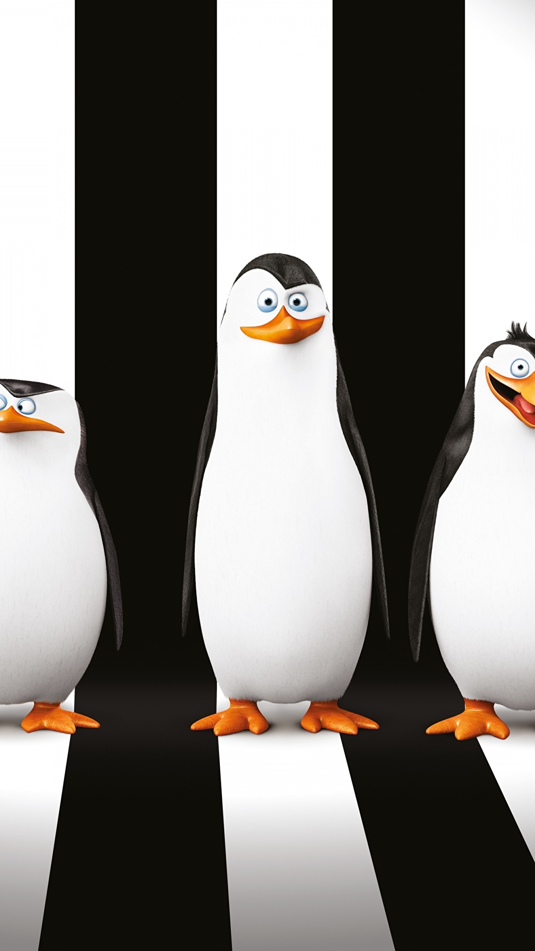 Madagascar Cartoons 3D Graphics 1080x1920