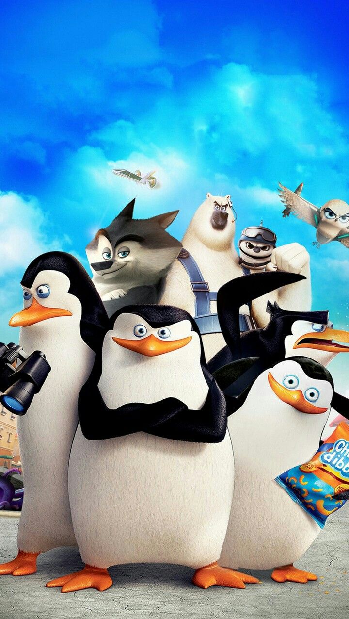 PENGUINS OF MADAGASCAR. Cartoon