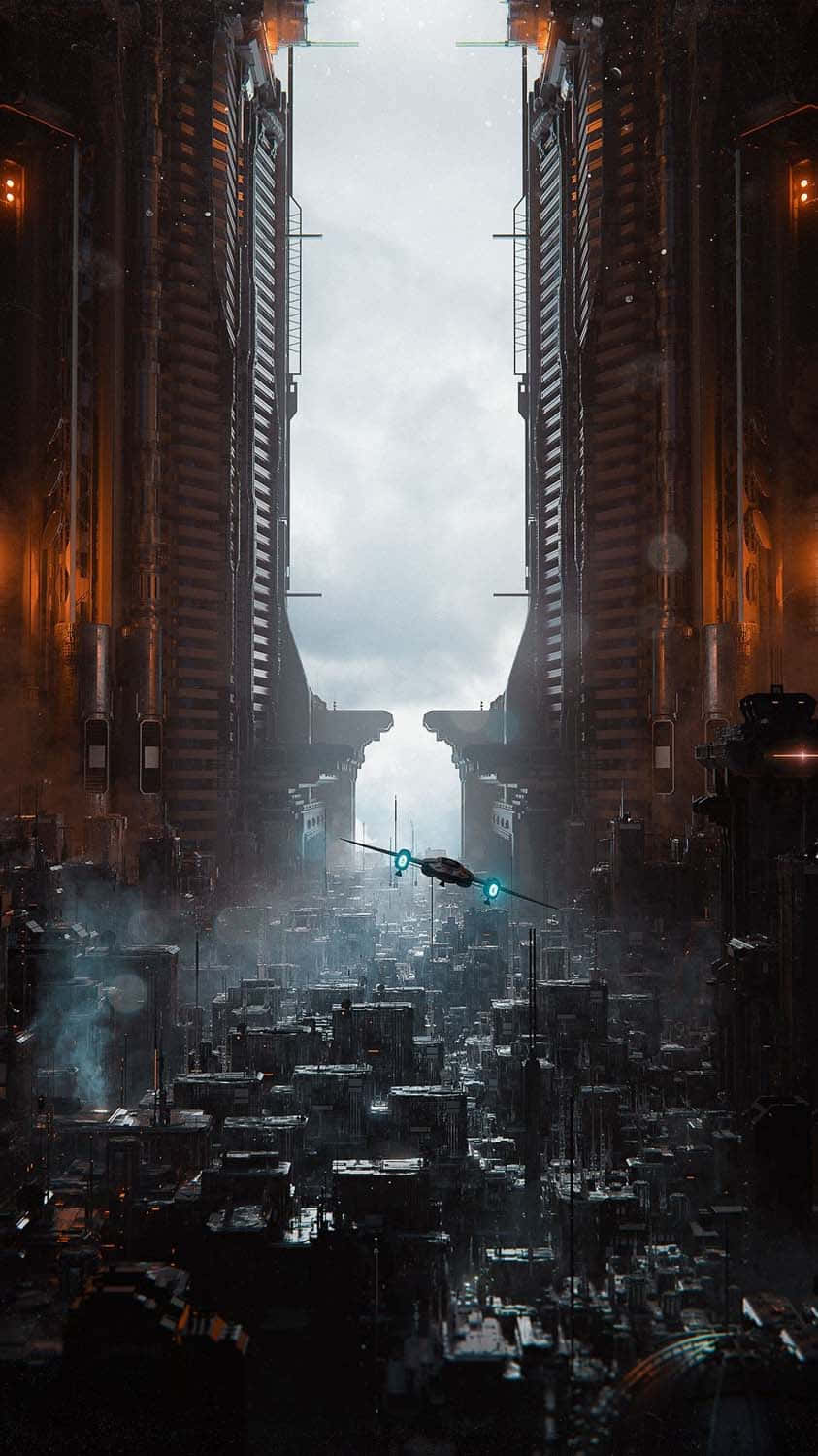 futuristic city Wallpaper
