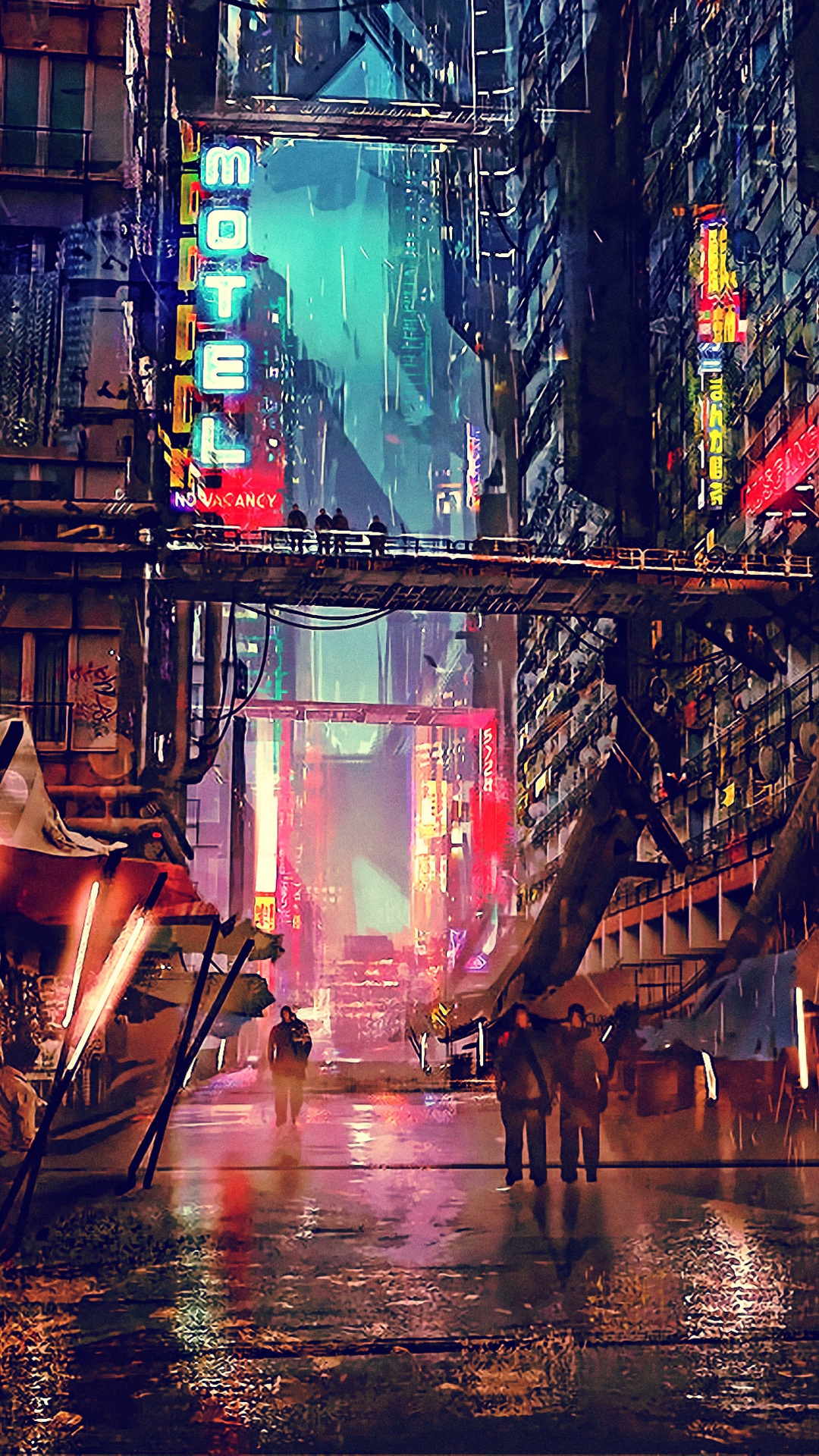 Futuristic city Wallpaper