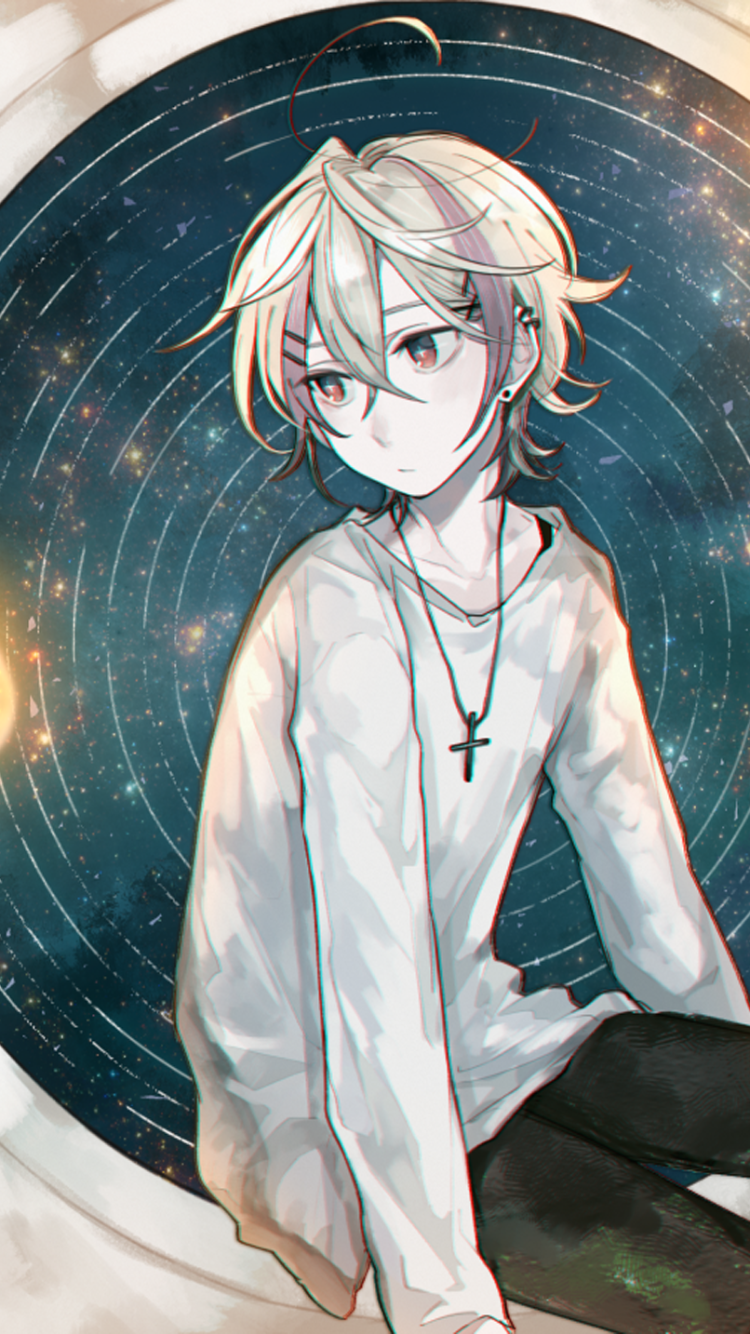 Download Necklace Space Short Hair