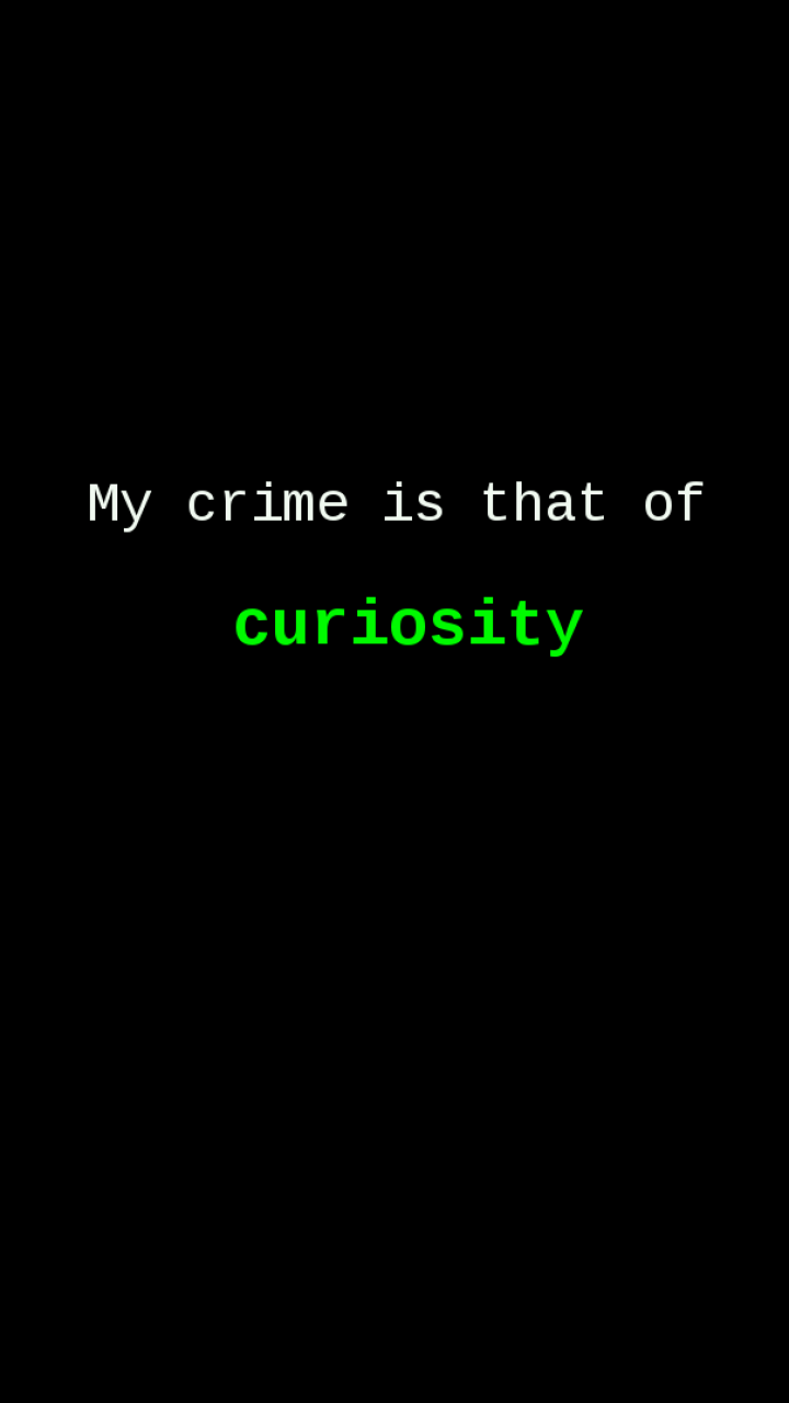 Hacker iPhone Wallpaper