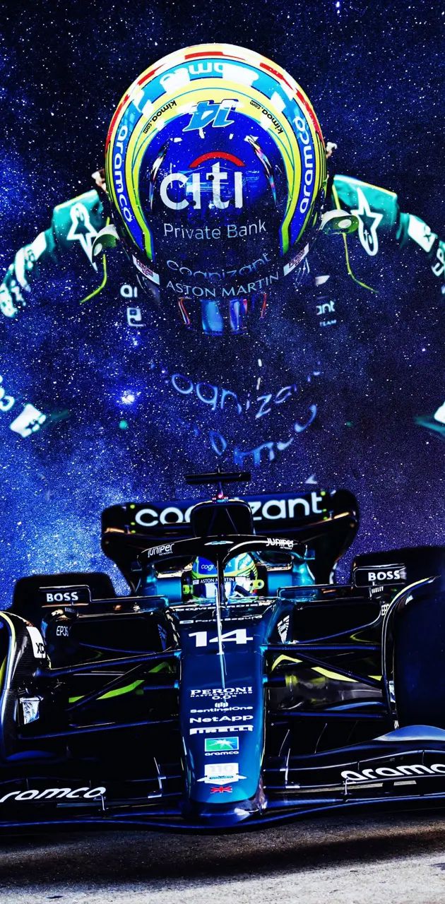 Alonso Aston martin wallpaper