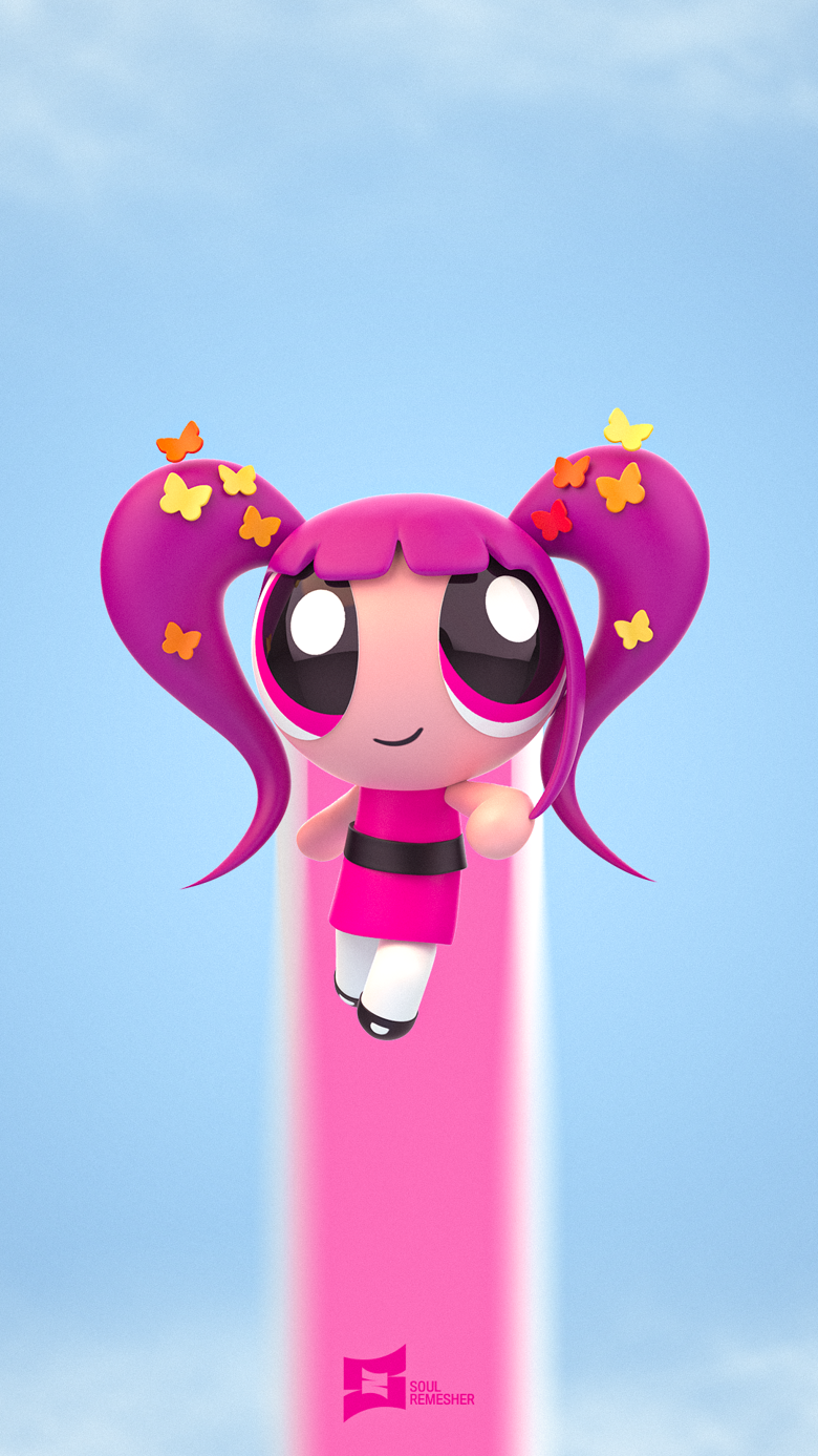 PowerPuff HANNI Wallpaper Remesher's Ko Fi Shop