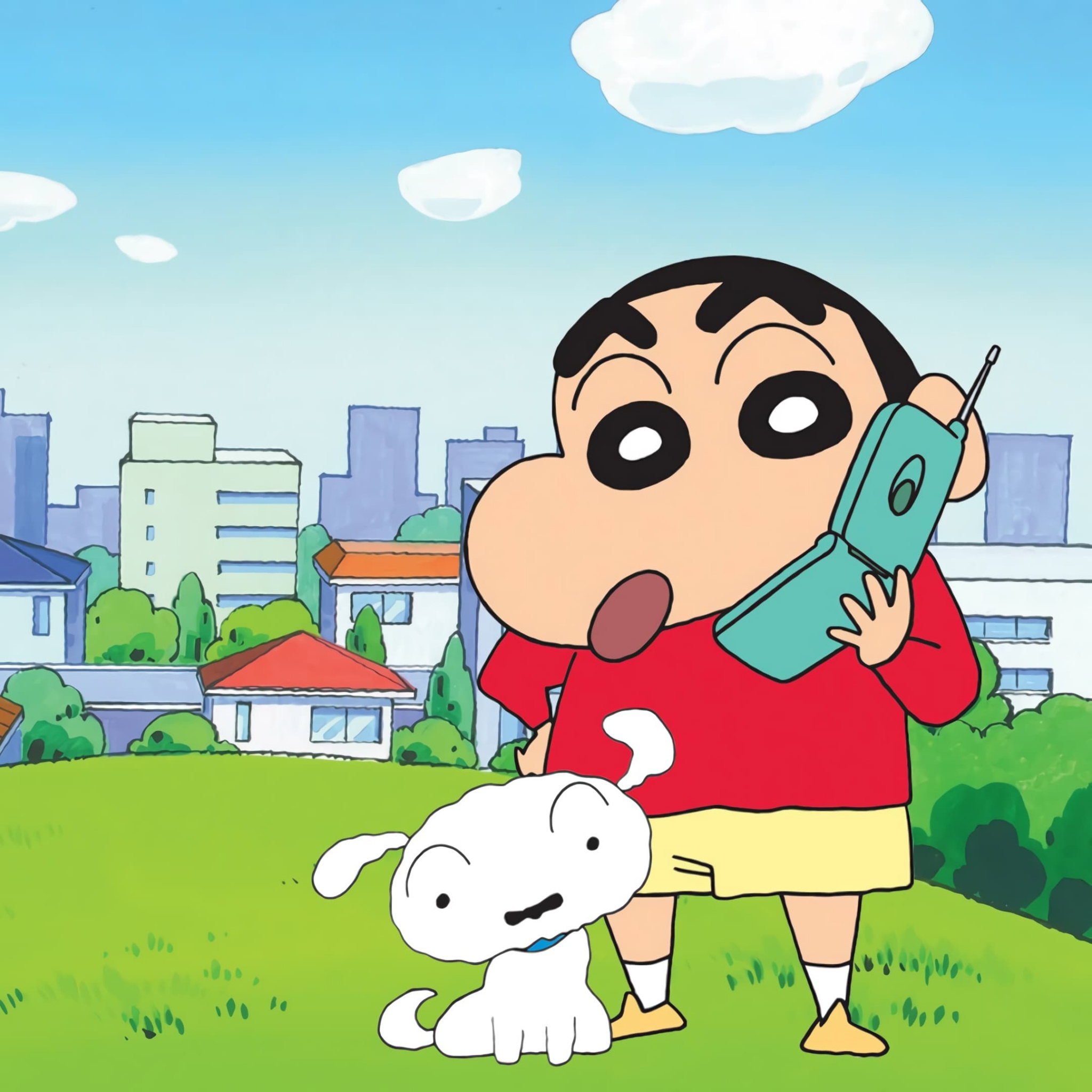 Shinchan Nohara Wallpaper 4K, Shiro, TV