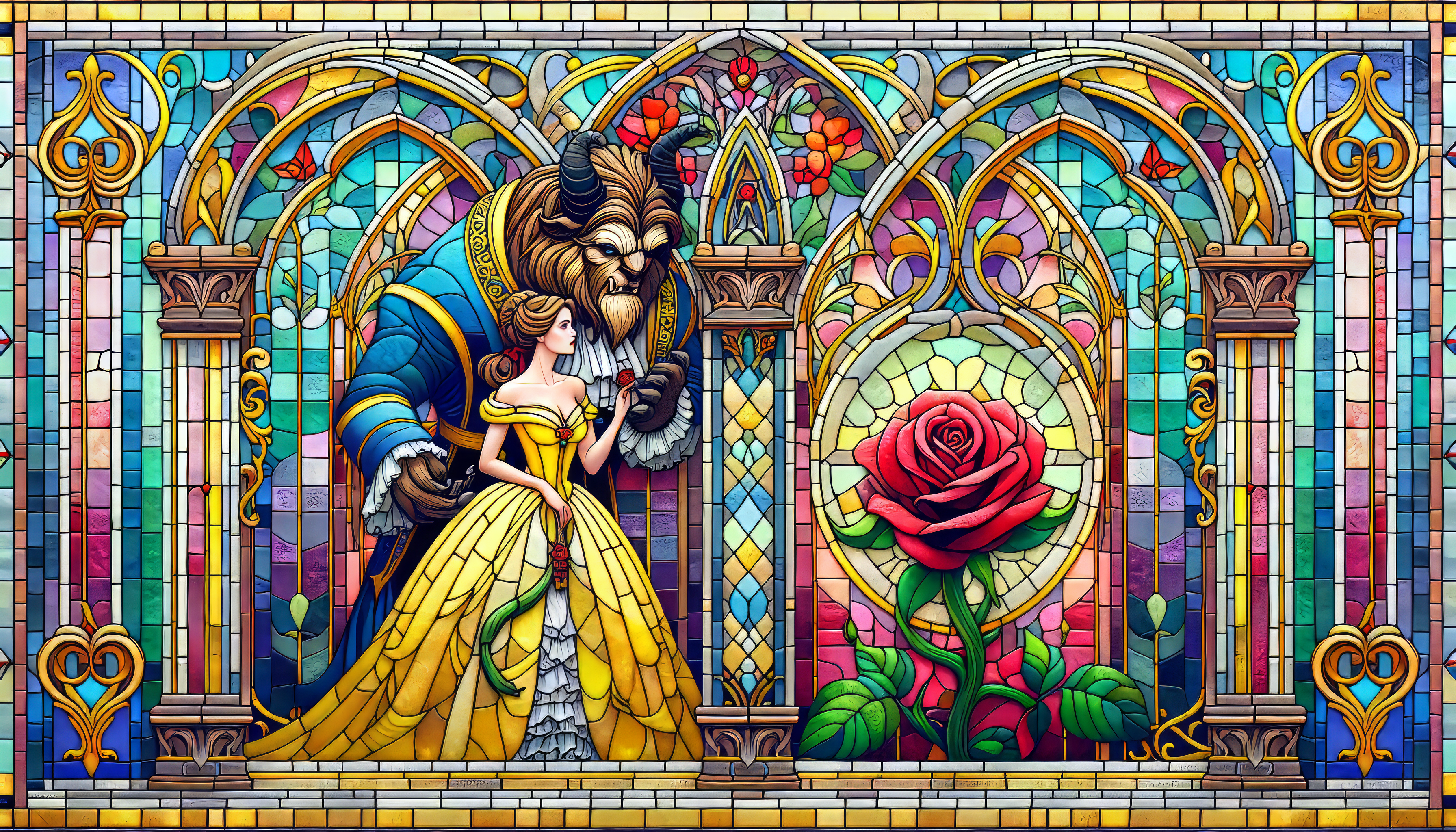 Beauty And The Beast Wallpaper