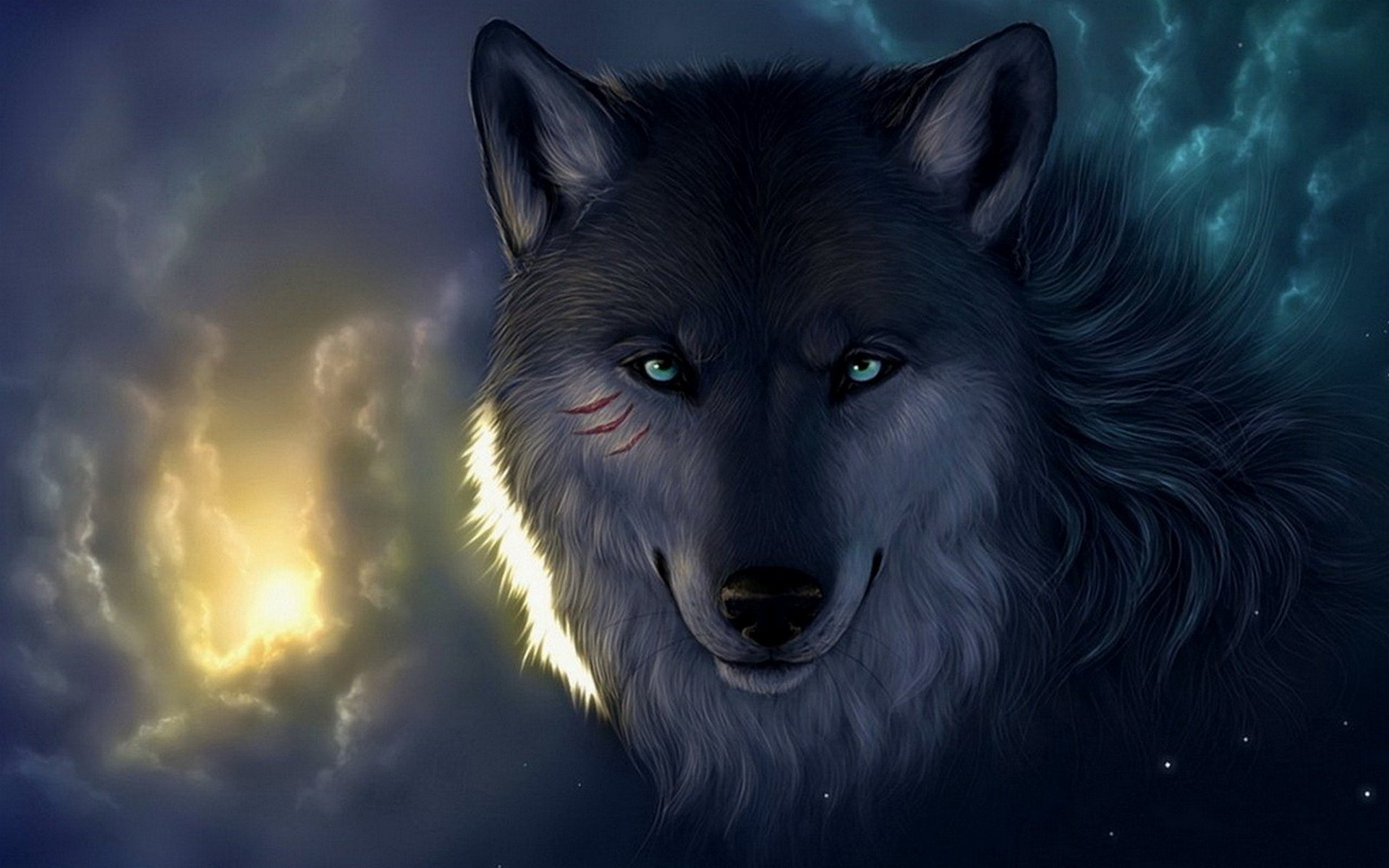 HellishWollf Animal Wolf HD Wallpaper