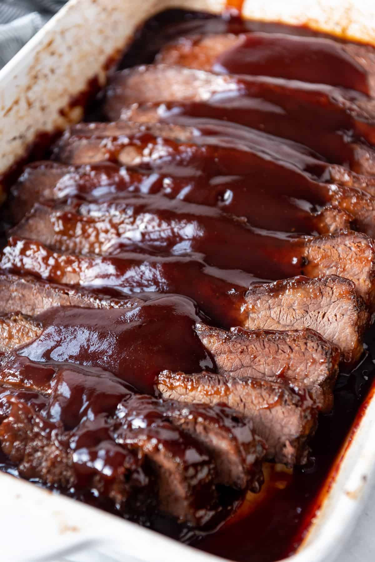 Easy Oven Roasted BBQ Beef Brisket
