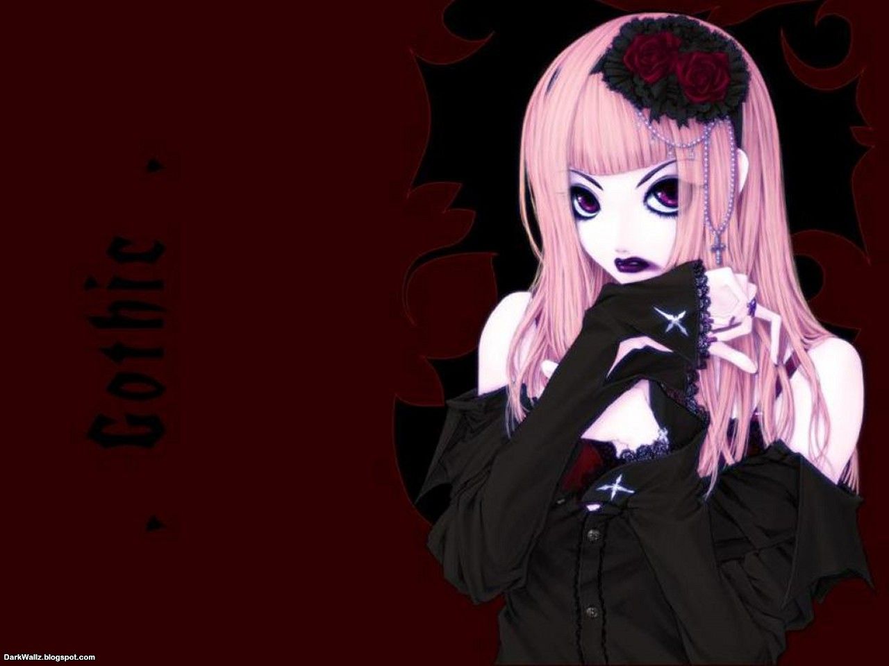 Gothic Anime Girl Wallpaper HD 21904