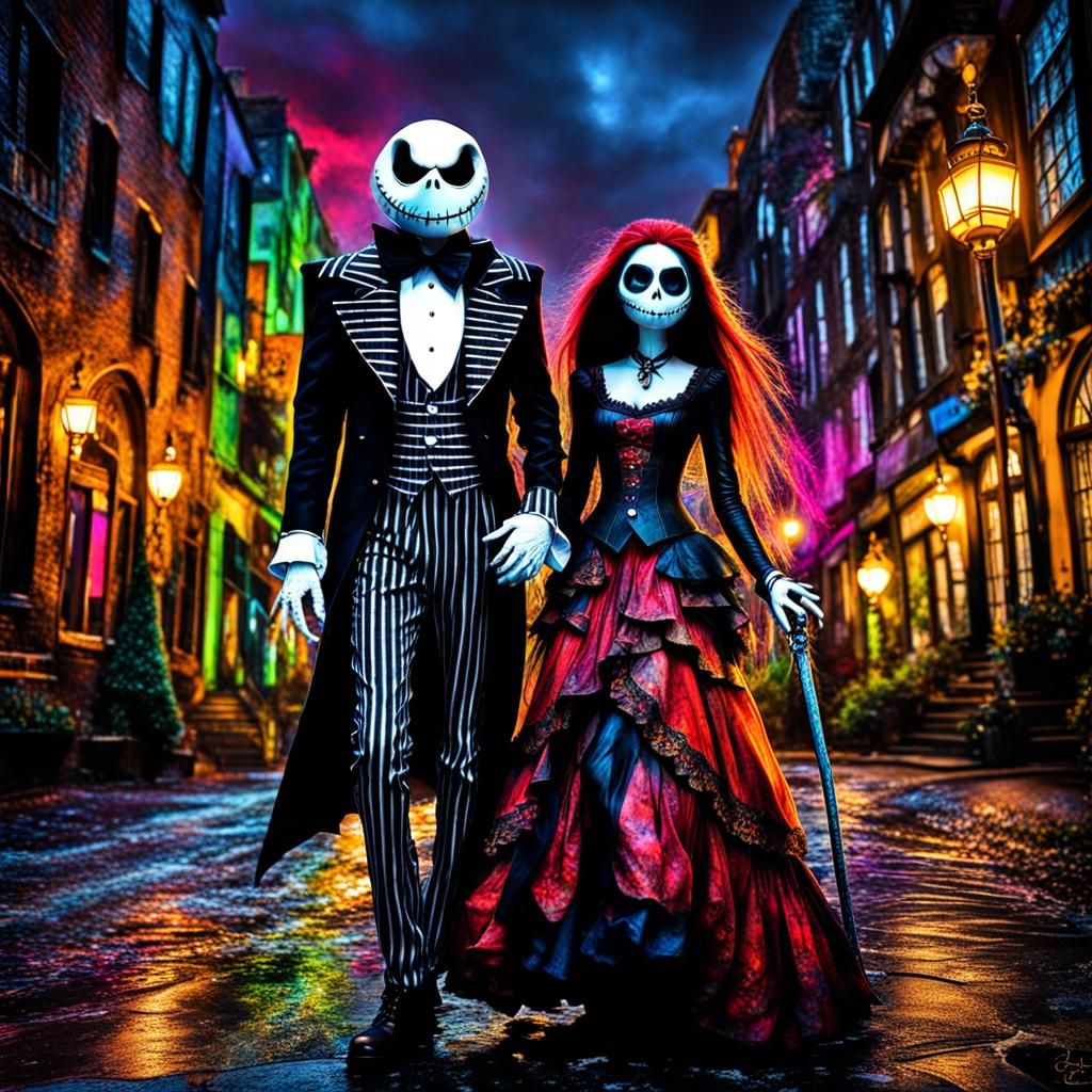 Jack Skellington And Sally Wallpapers - Wallpaper Cave
