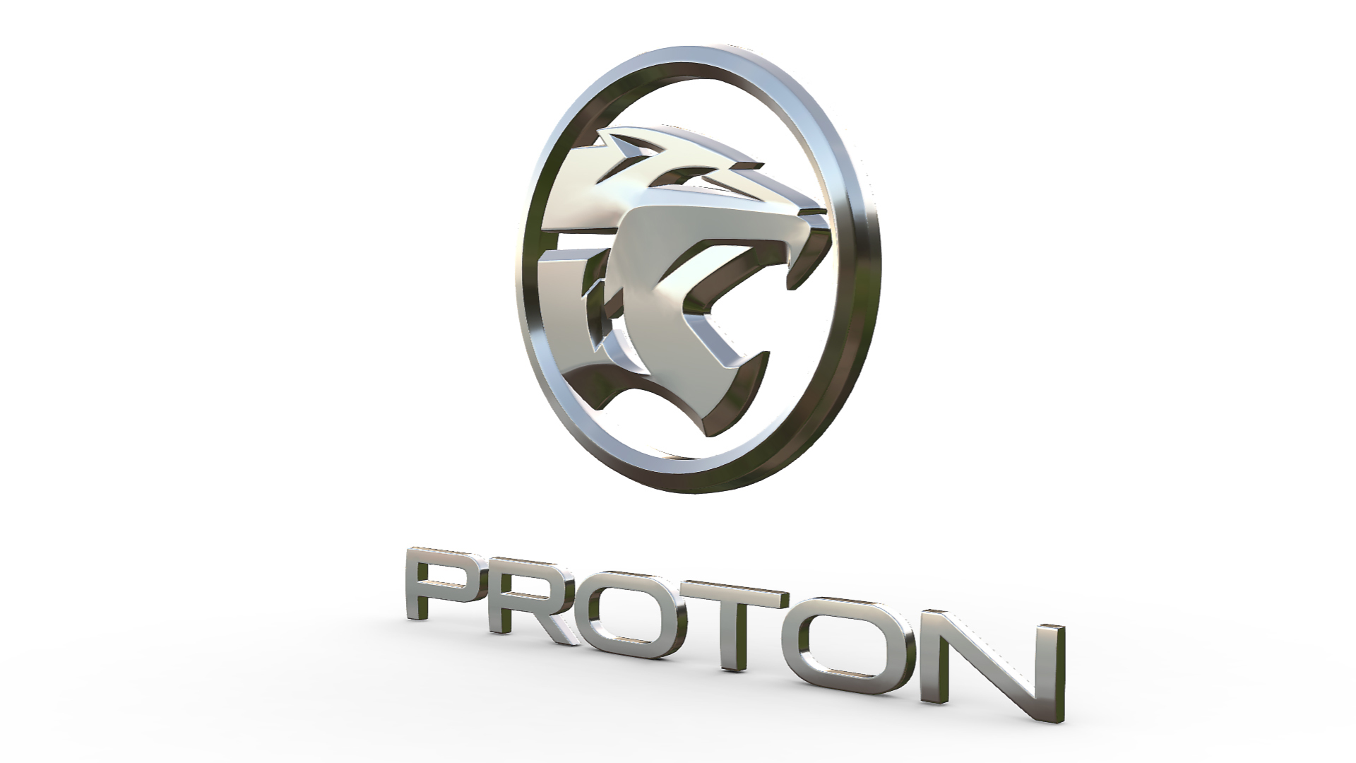 STL file proton logo 2
