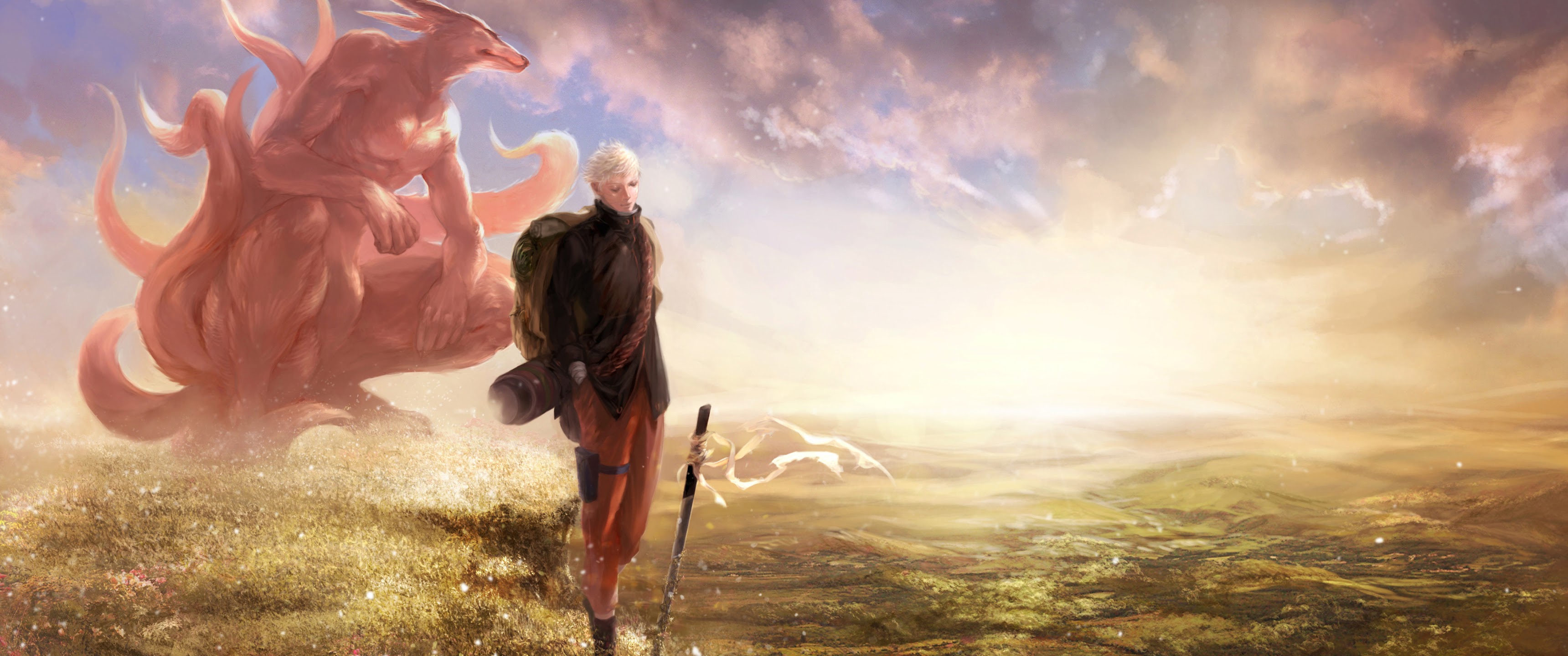 Naruto Uzumaki Kurama 4K Wallpaper