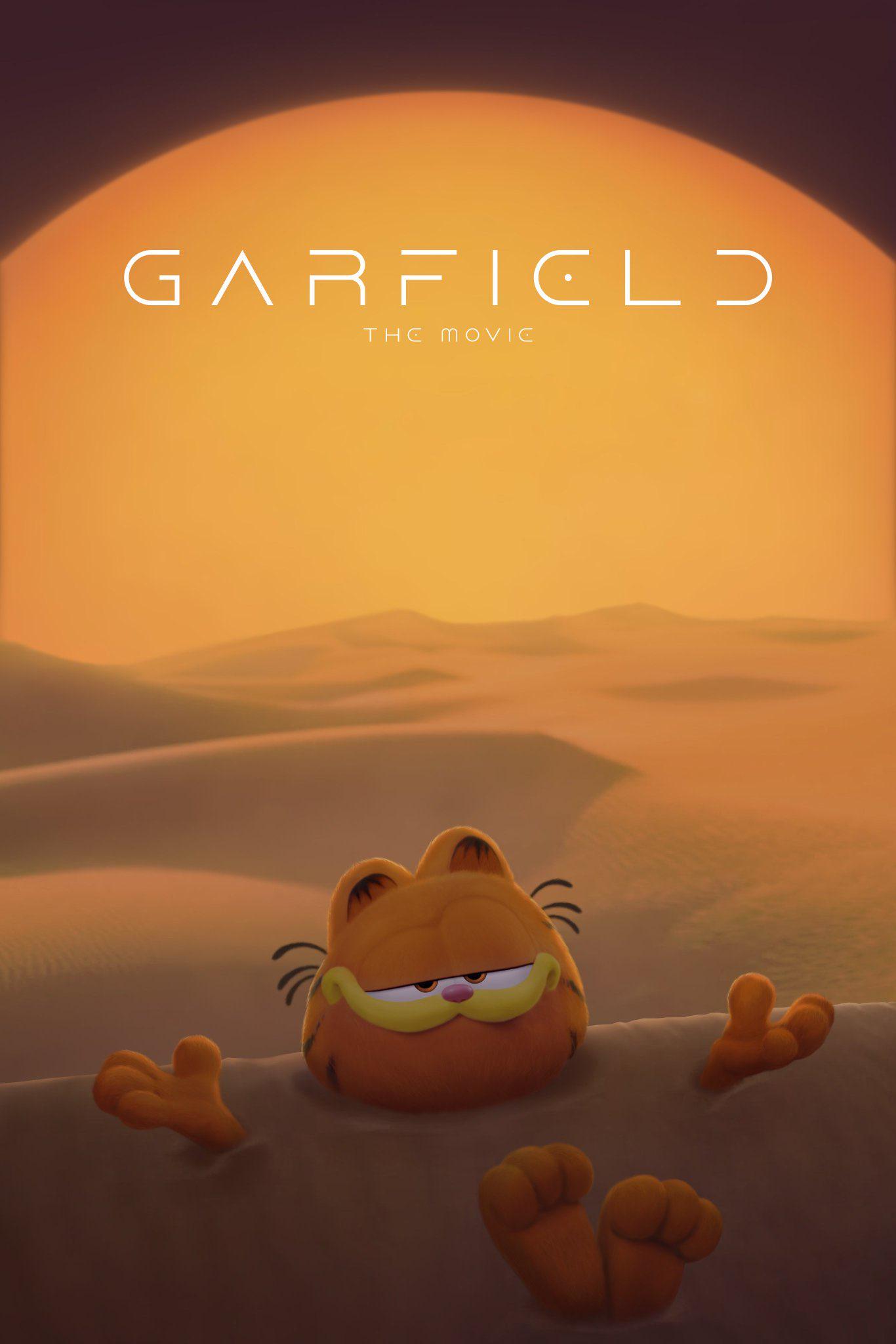 A 'Dune' inspired poster for 'GARFIELD