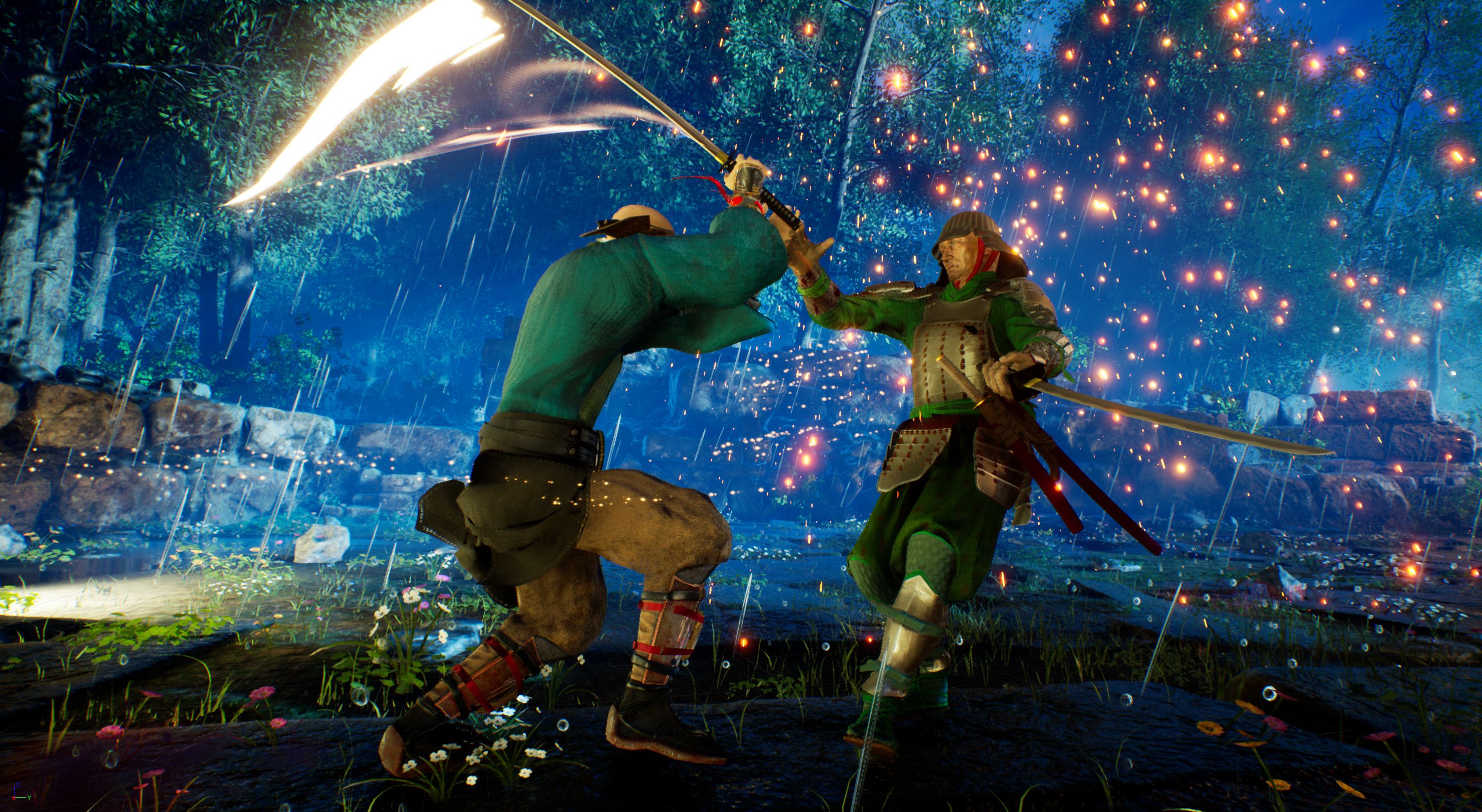 Upcoming swordfighting samuraipunk game