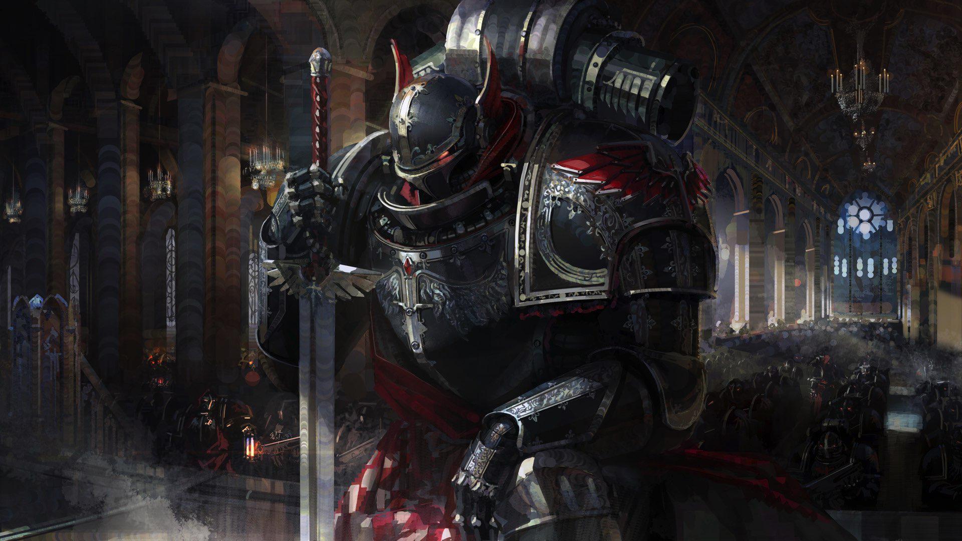 kneeling Knight [1920×1080]