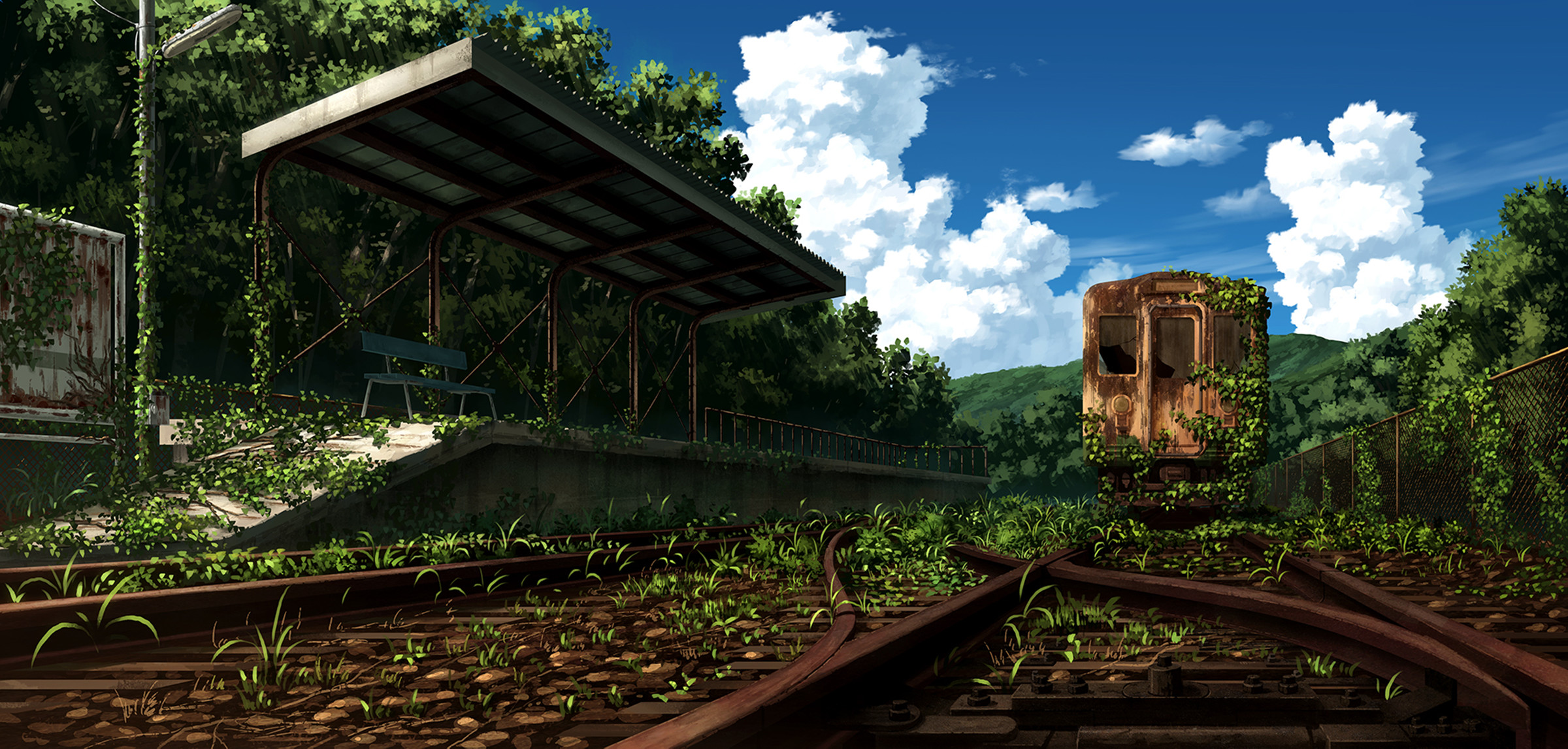 Train Station wallpaper for desktop