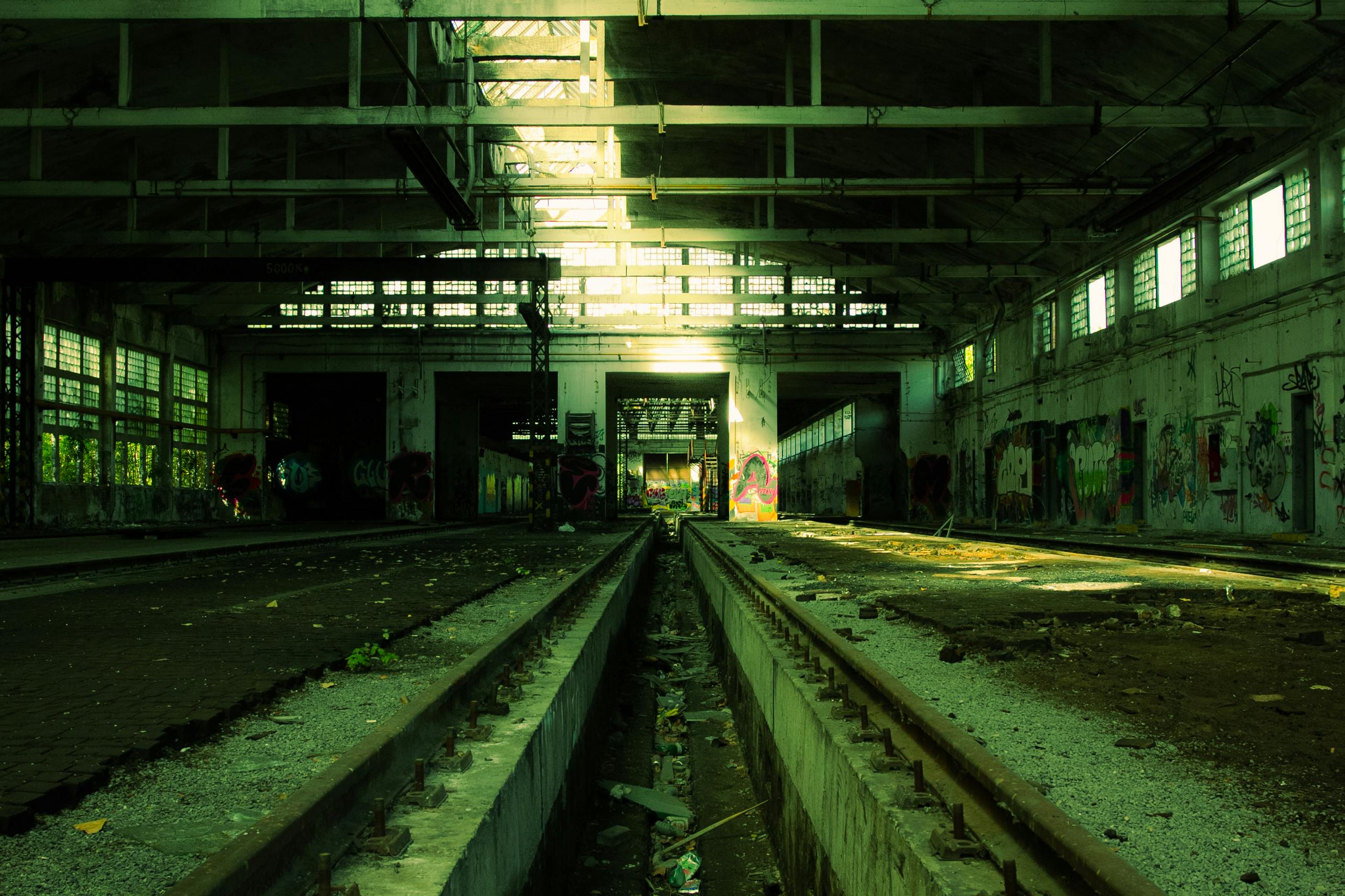 An Old Abandoned Train Station · Free