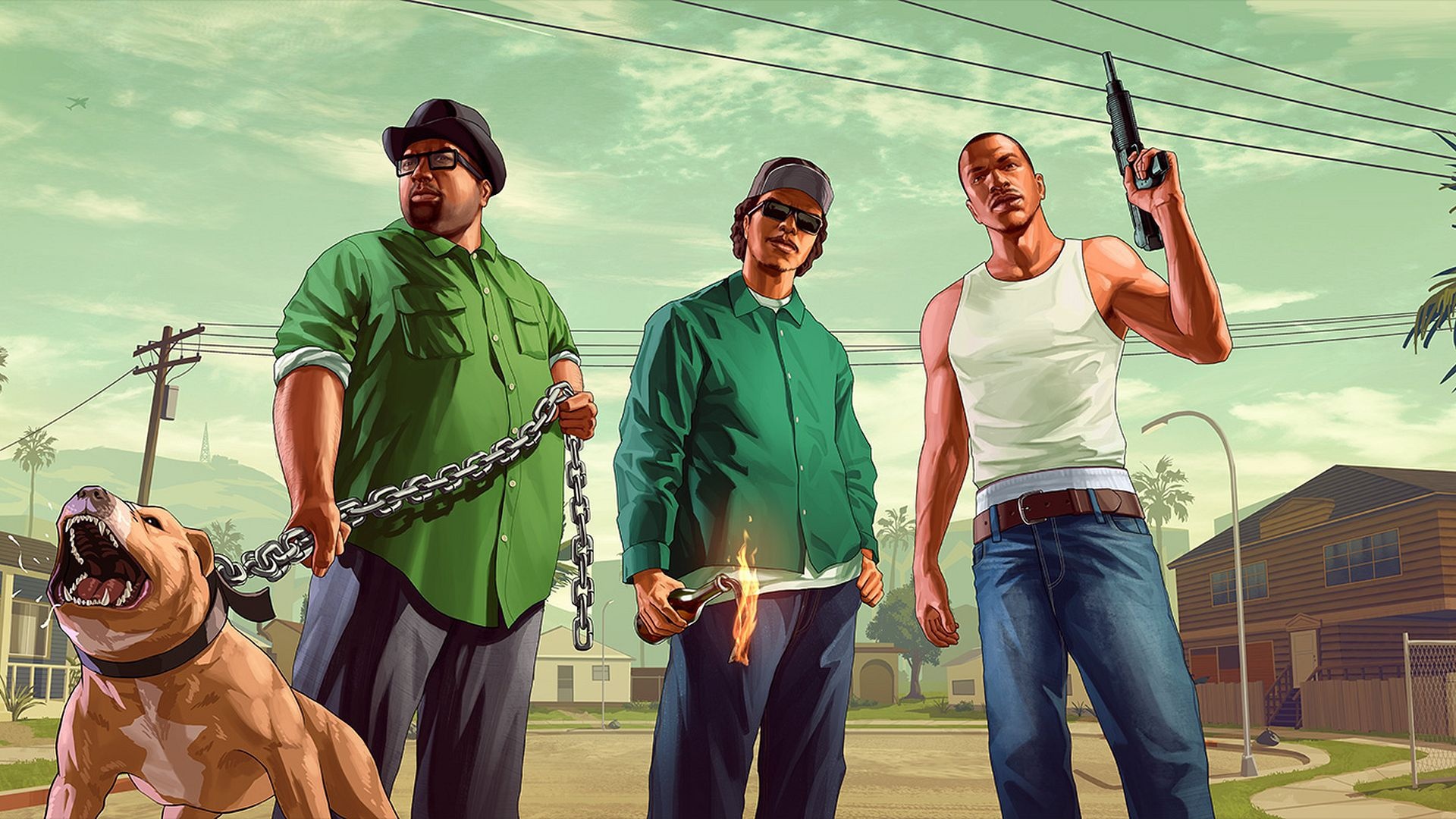 game, Ryder, crime, GTA, 2004
