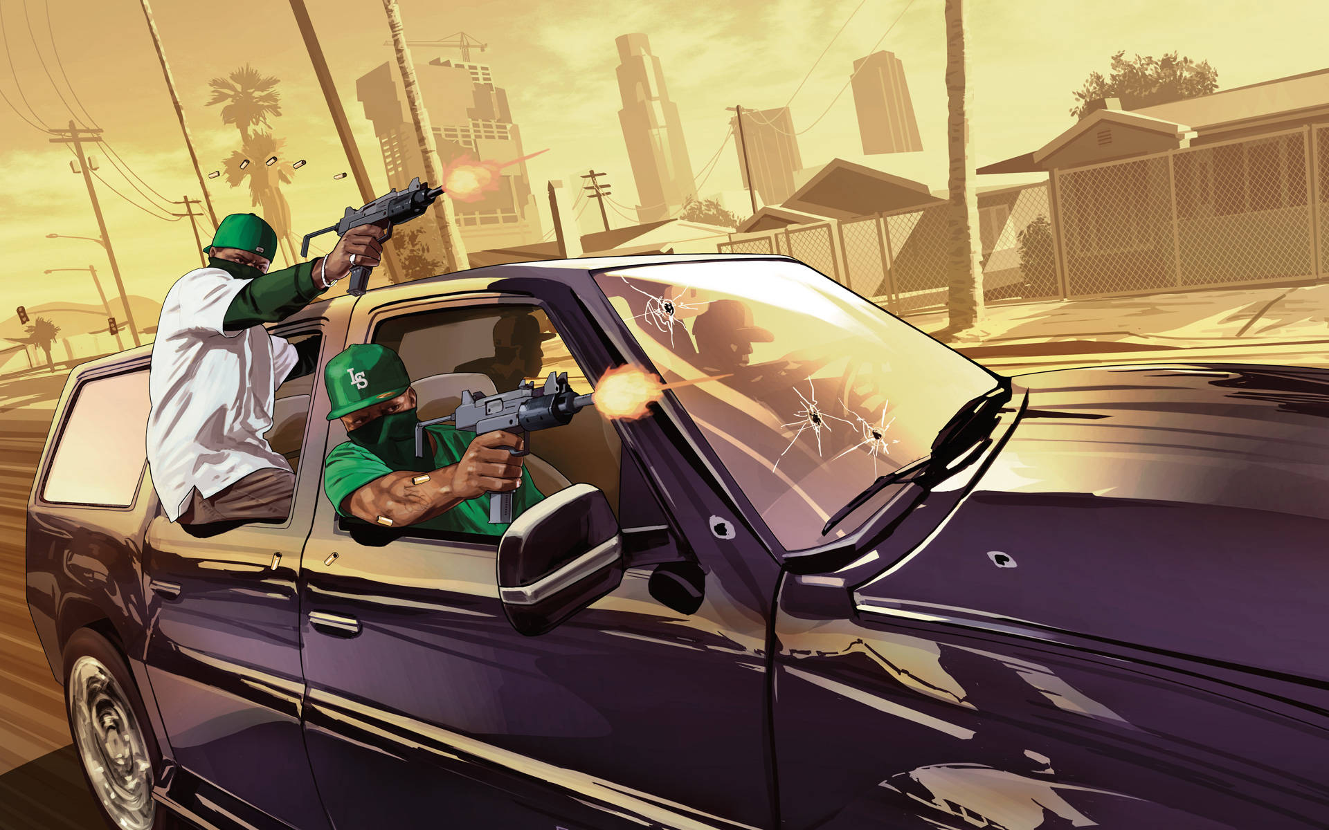 Download free Cool Gta Gang Car