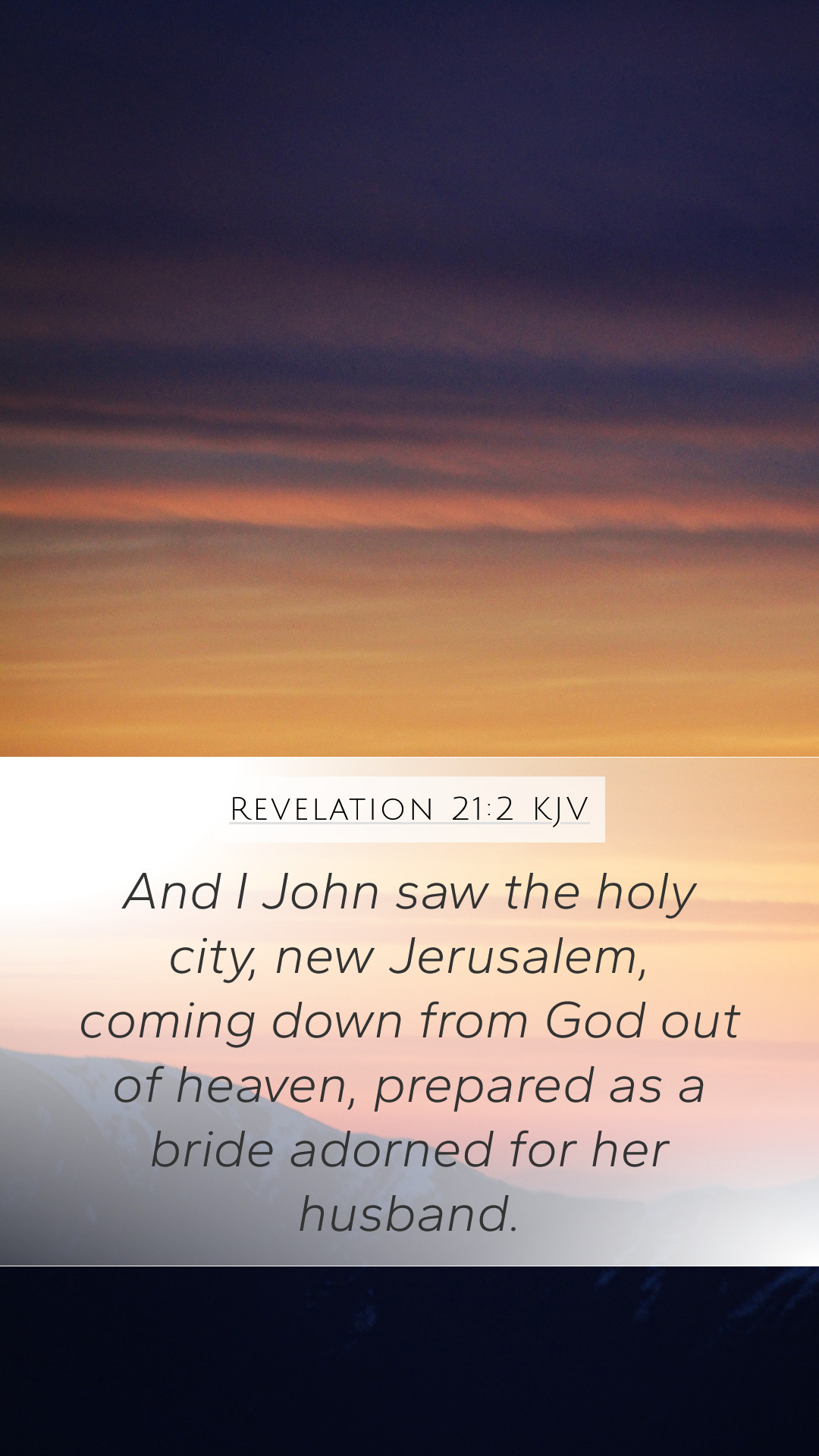 Revelation 21:2 KJV Mobile Phone